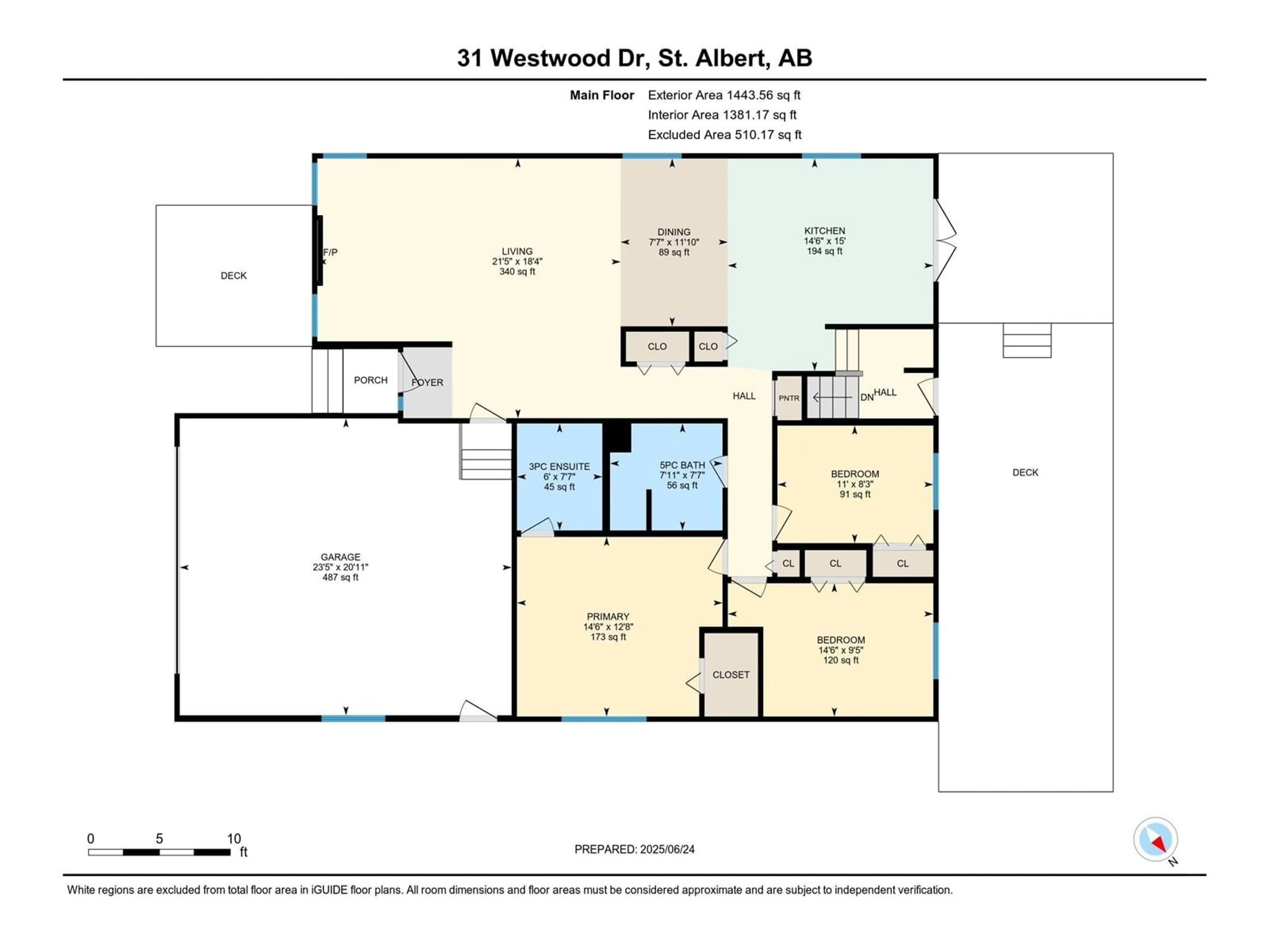 Floor plan for 31 WESTWOOD DR, St. Albert Alberta T8N3E3