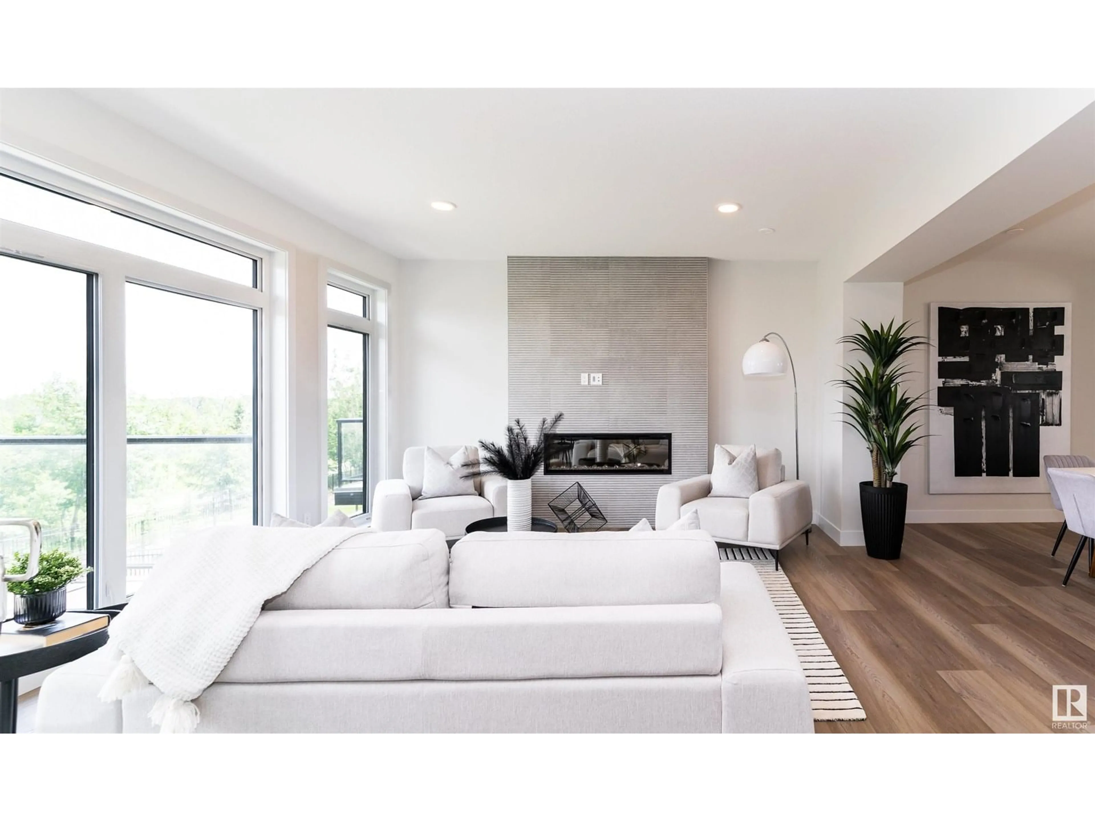 Living room with furniture, unknown for 7121 - 16 MAY CR, Edmonton Alberta T6R0X2