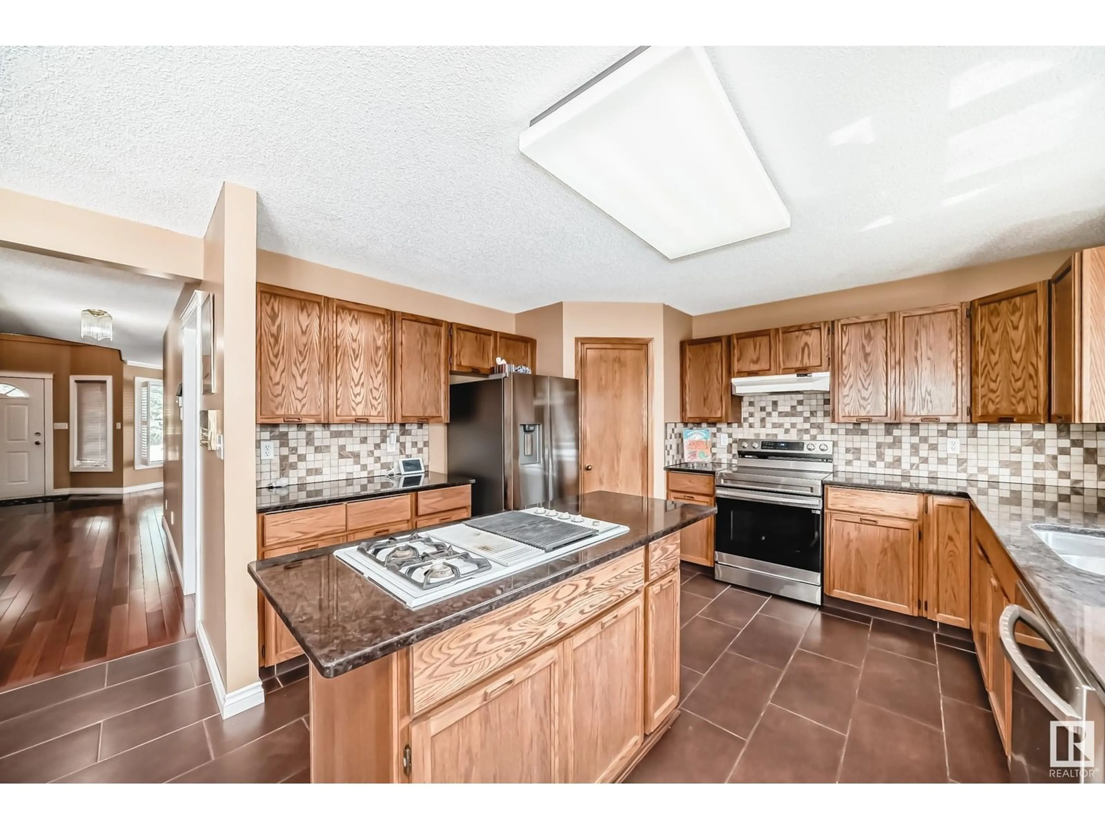 Contemporary kitchen, ceramic/tile floor for 4417 33 ST, Edmonton Alberta T6T1E9