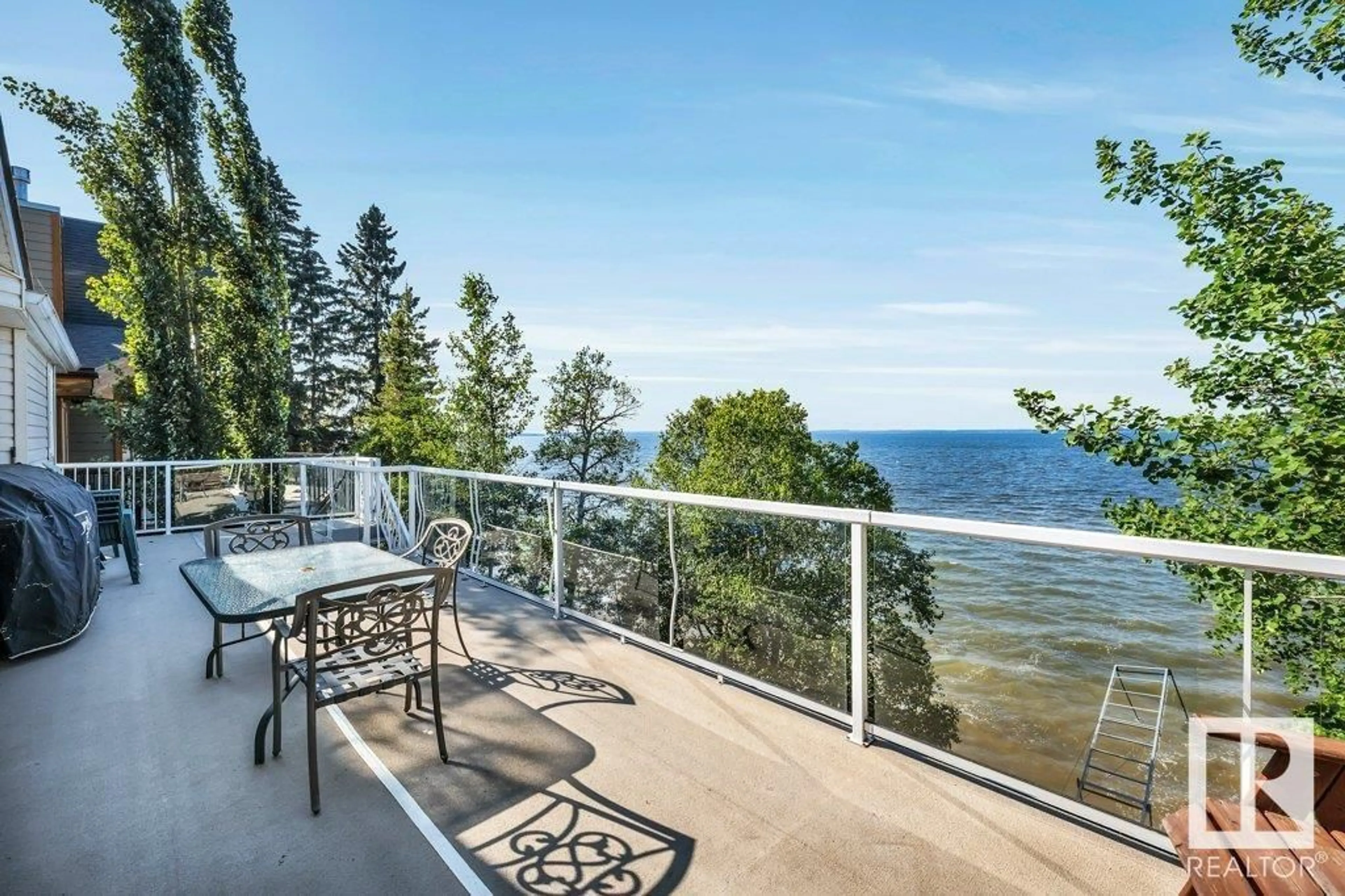Patio, water/lake/river/ocean view for 193 LAKESHORE DRIVE, Rural Wetaskiwin County Alberta T0C2V0