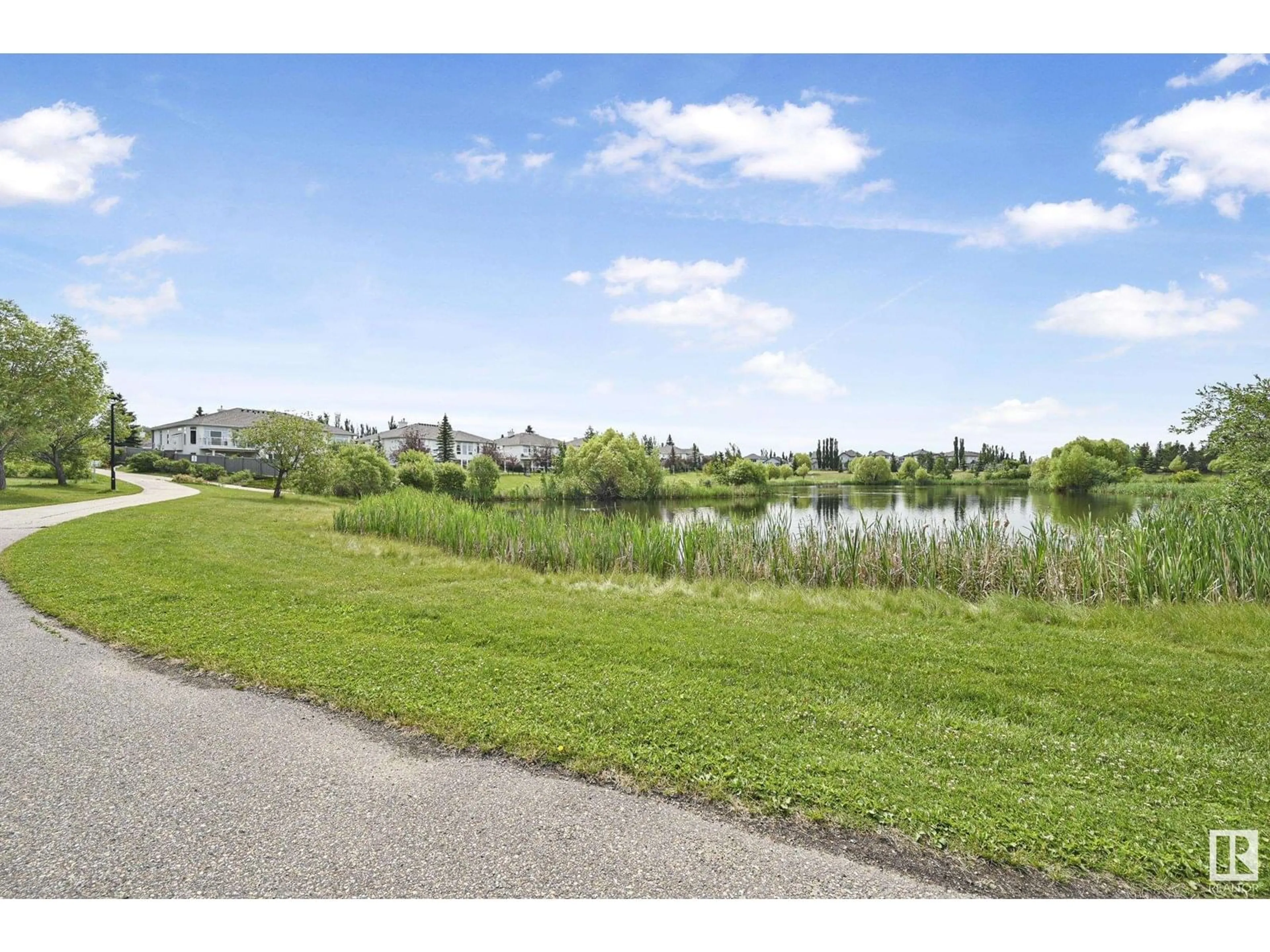 A pic from outside/outdoor area/front of a property/back of a property/a pic from drone, water/lake/river/ocean view for 6350 SANDIN WY, Edmonton Alberta T6R0K1