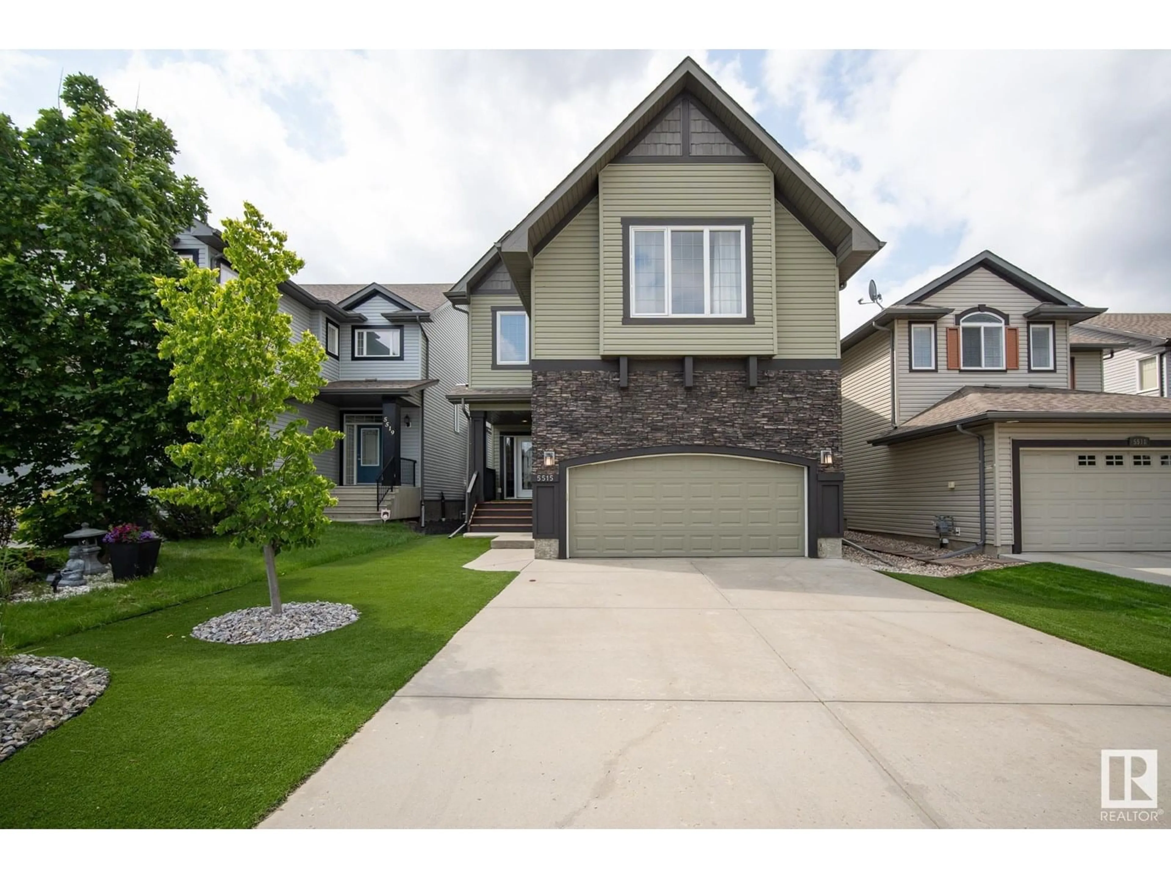 Home with brick exterior material, street for 5515 SUNVIEW GA, Sherwood Park Alberta T8H0R2