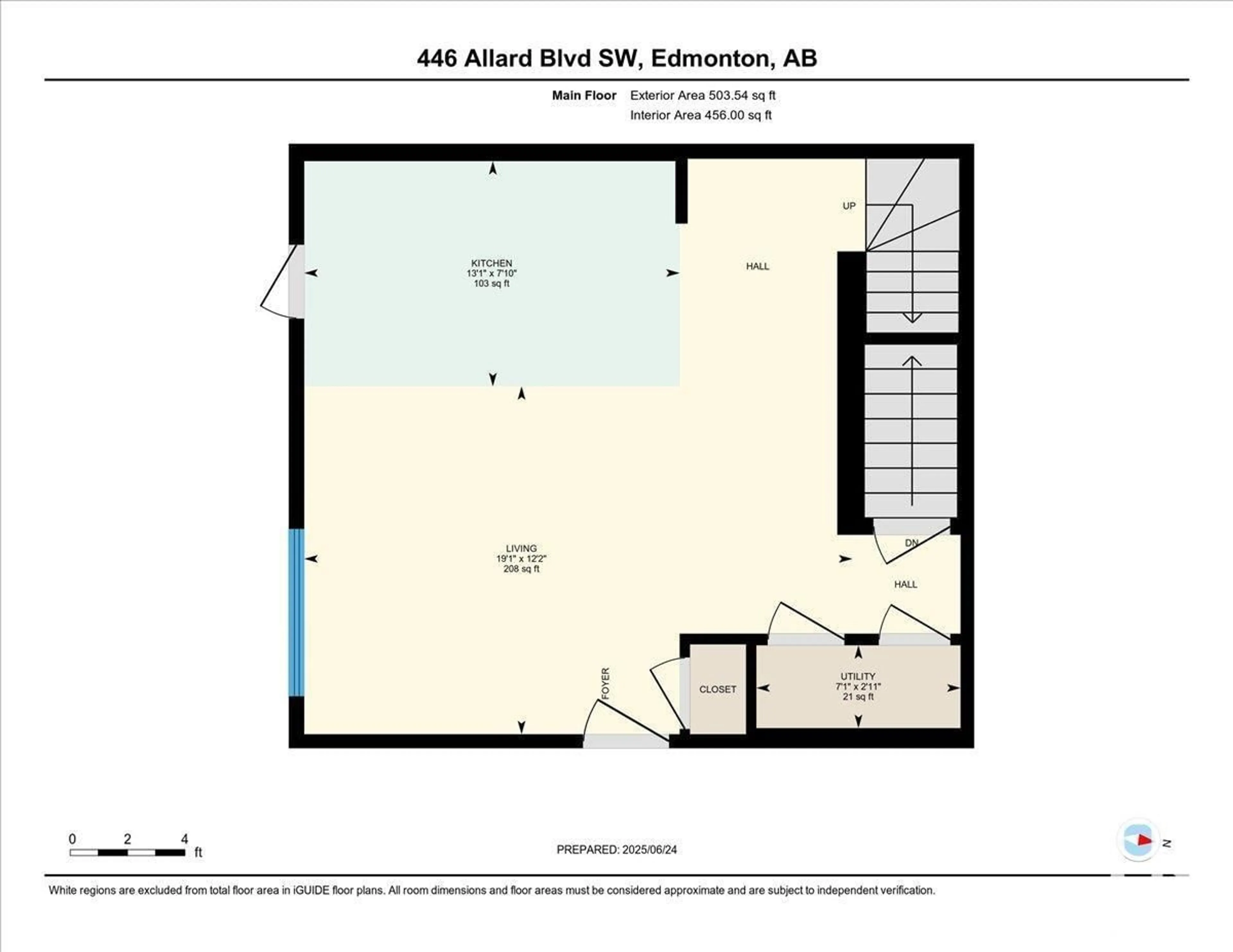Floor plan for 65 446 ALLARD BV, Edmonton Alberta T6W3S7