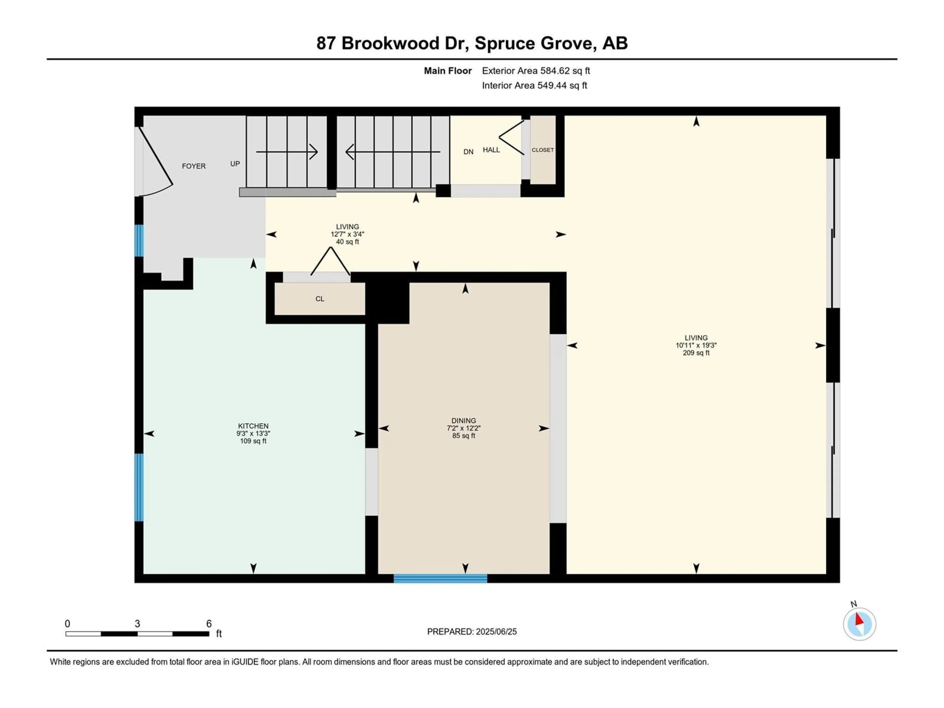 Floor plan for 87 - 115 BROOKWOOD DR, Spruce Grove Alberta T7X1A4