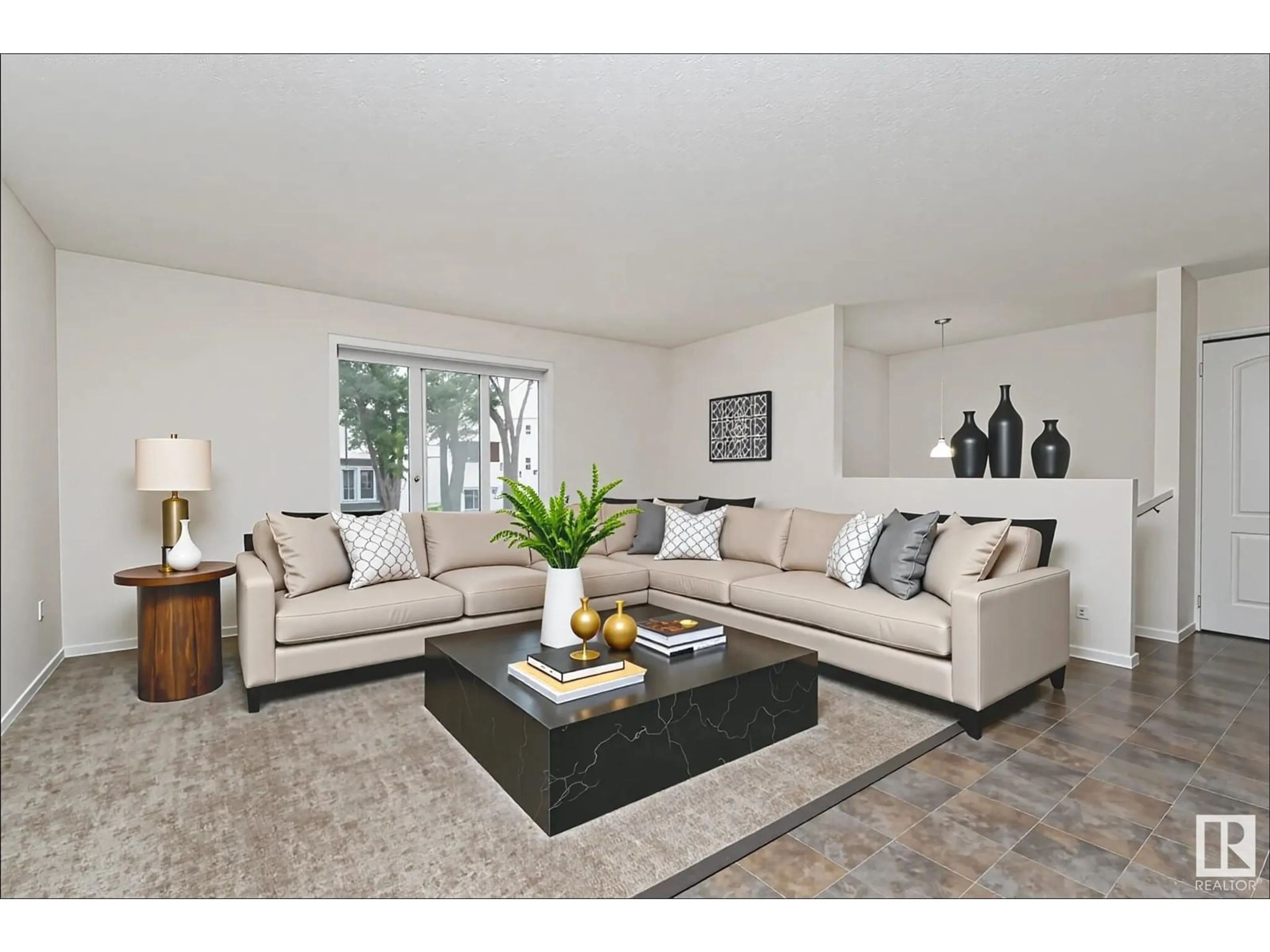 Living room with furniture, unknown for NW - 11840 96 ST, Edmonton Alberta T5G1V3