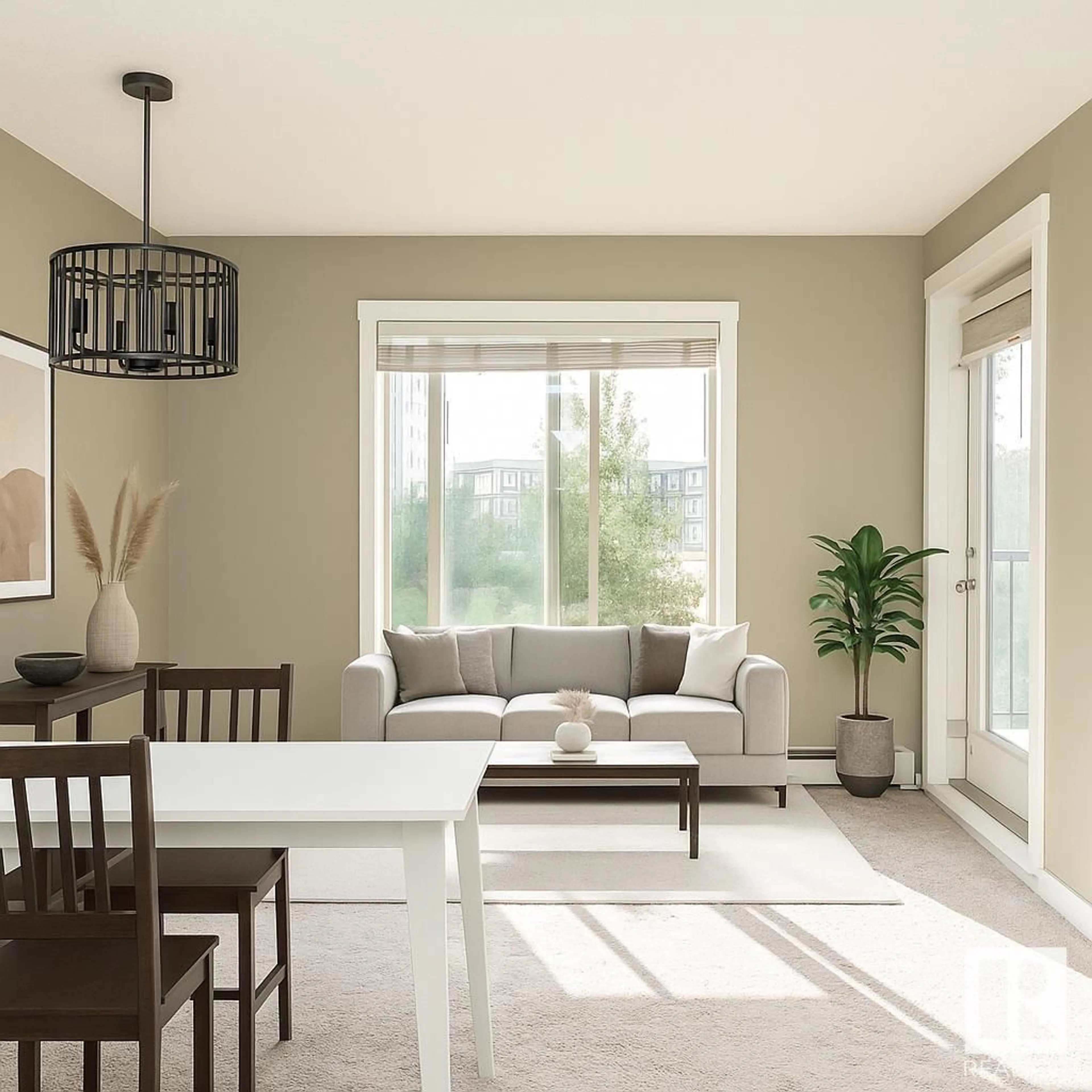 Living room with furniture, unknown for 211 25 ELEMENT DR, St. Albert Alberta T8N7S1