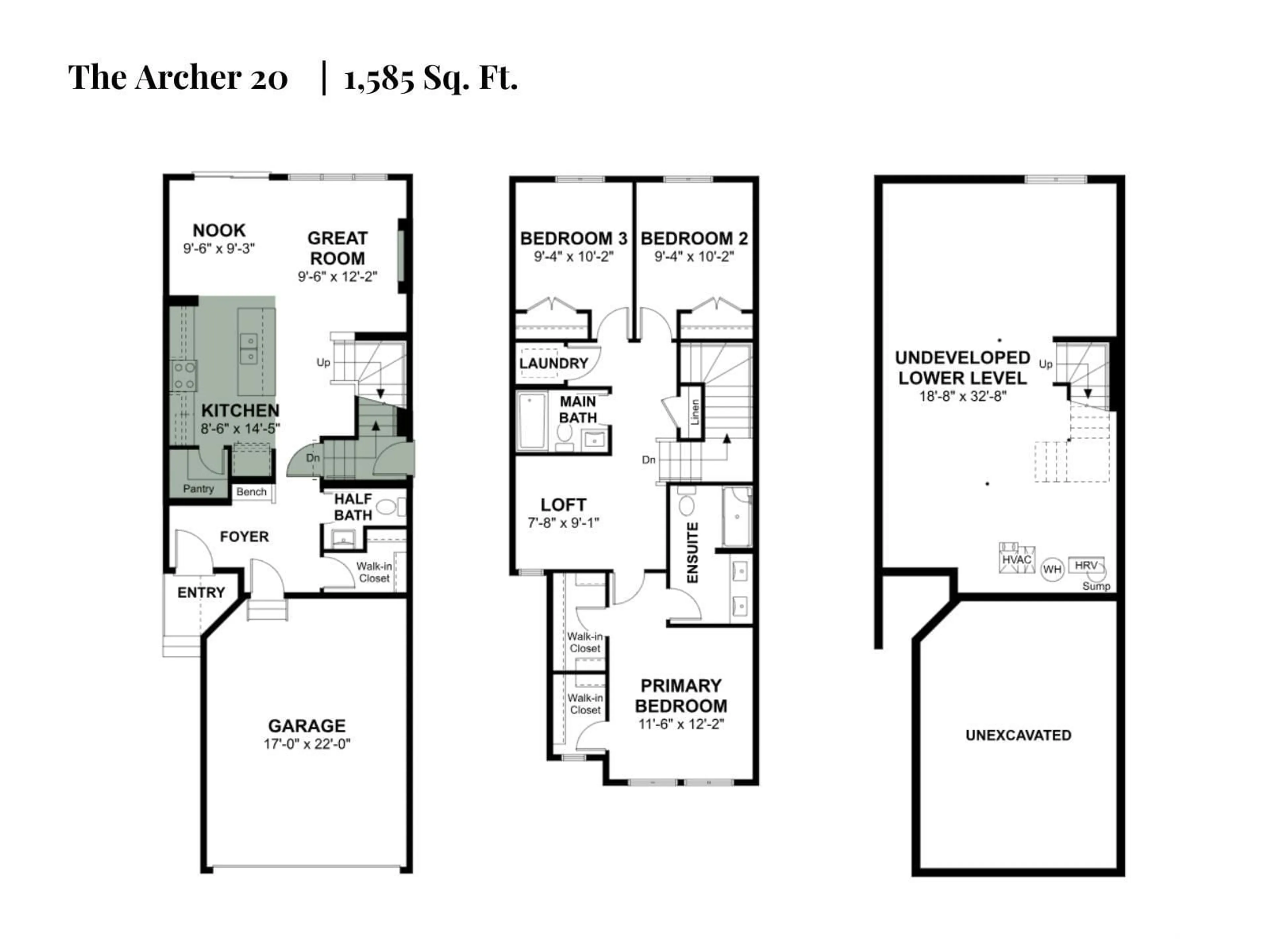 Floor plan for 8523 181 AV, Edmonton Alberta T5Z0E3