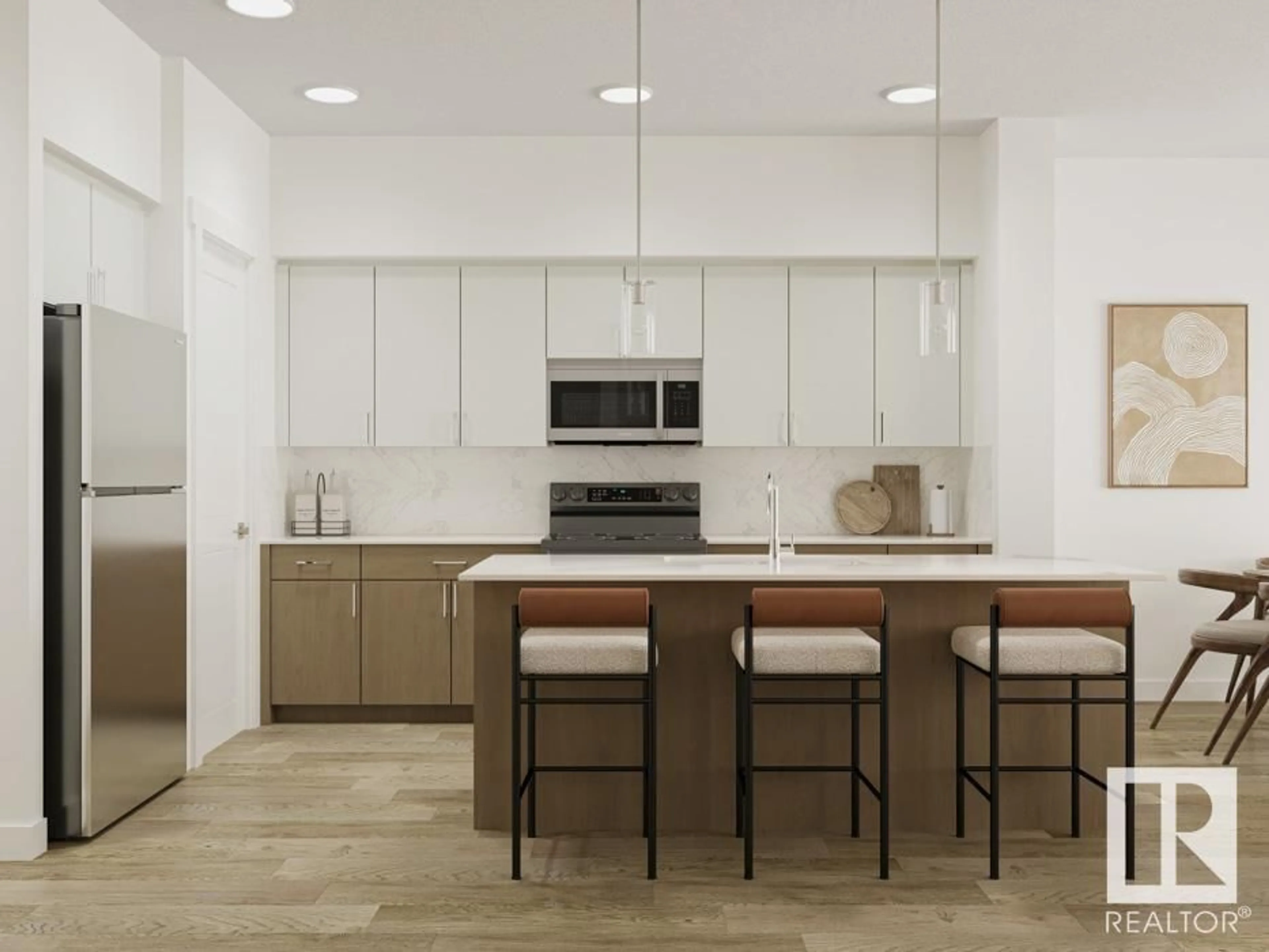 Contemporary kitchen, unknown for NW - 8731 182 AV, Edmonton Alberta T5Z0E3