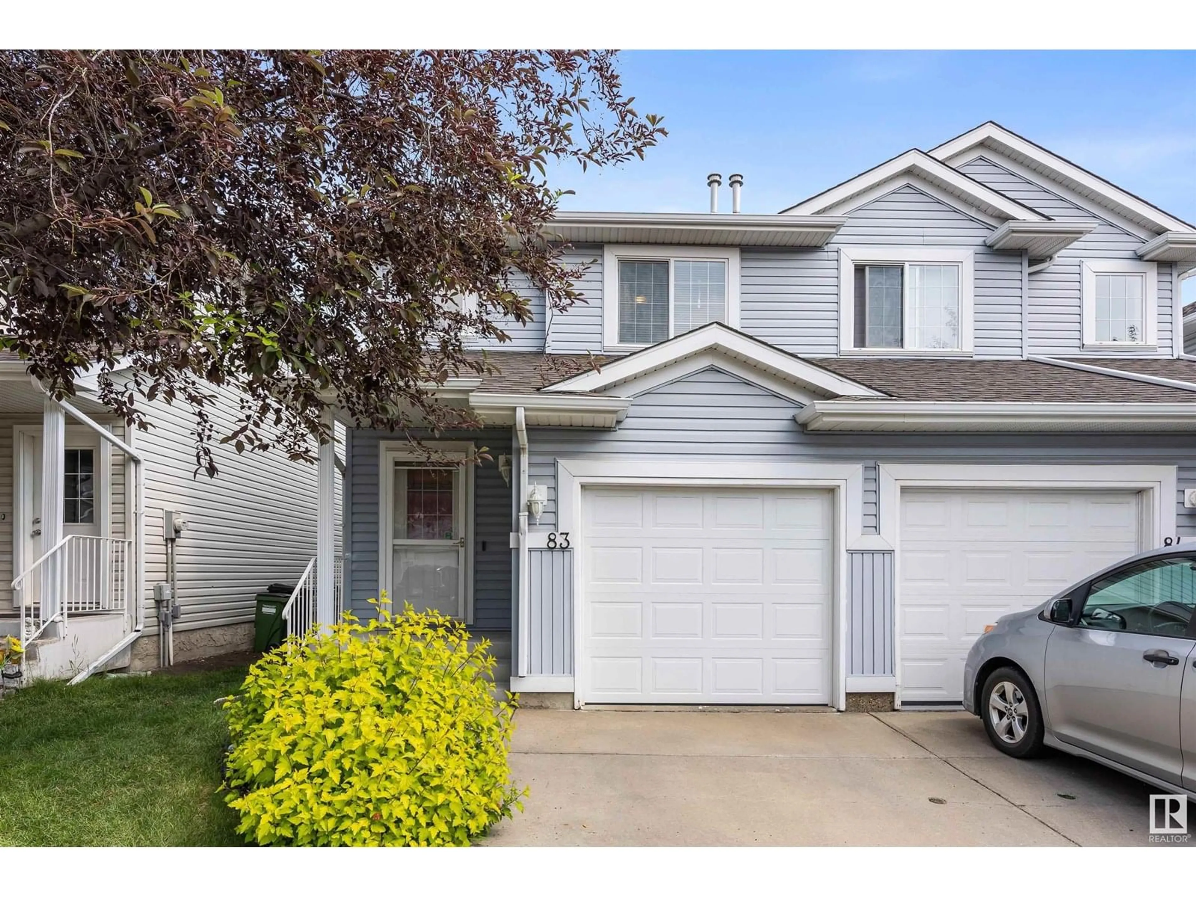 Home with vinyl exterior material, street for 14603 - 83 MILLER BV, Edmonton Alberta T5Y3B6