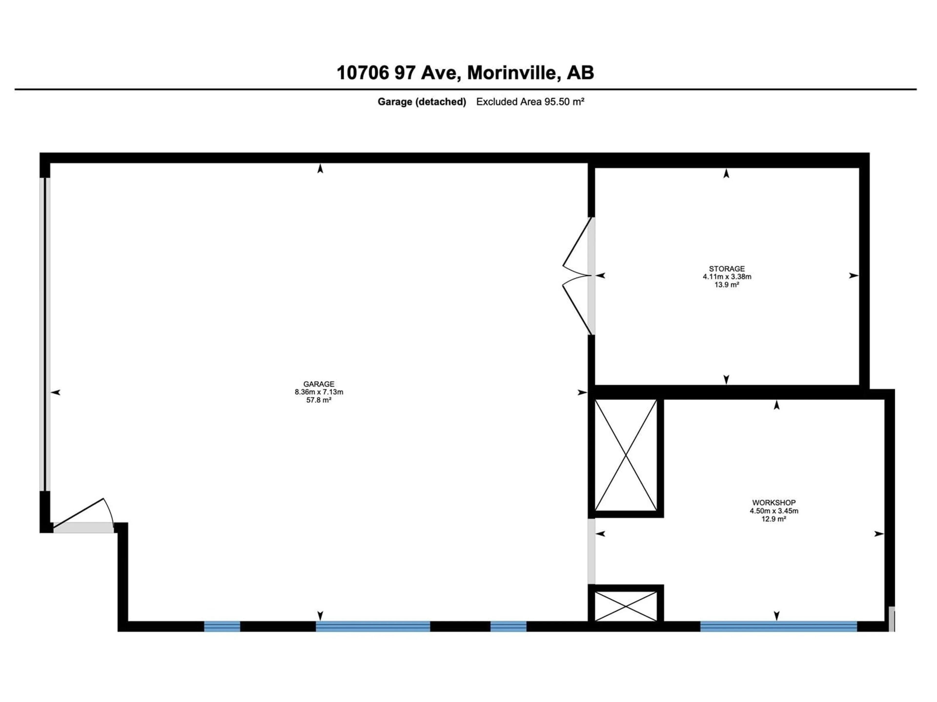 Floor plan for 10706 97 AV, Morinville Alberta T8R1E3