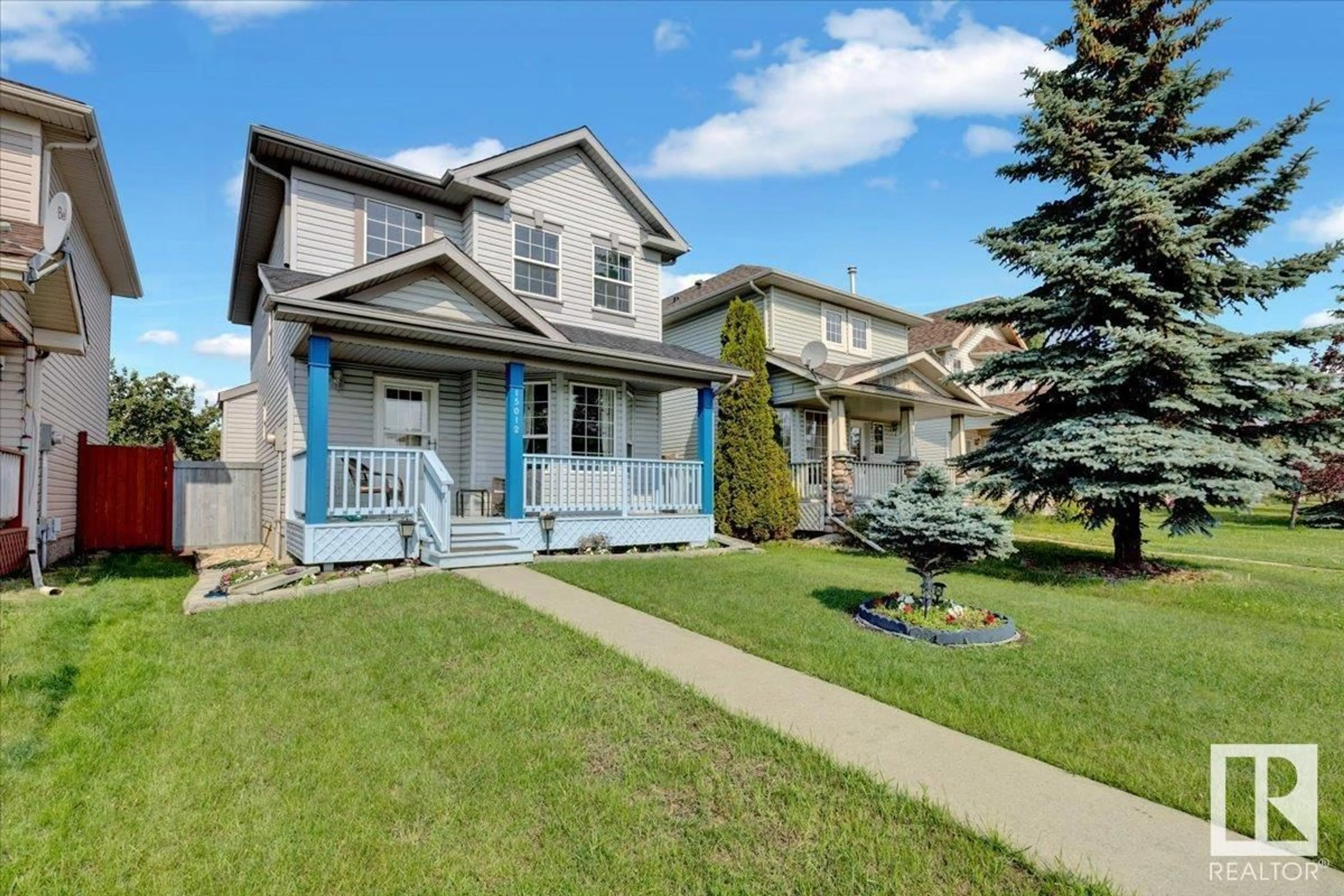 Home with vinyl exterior material, street for NW - 15012 131 ST, Edmonton Alberta T6V1K3