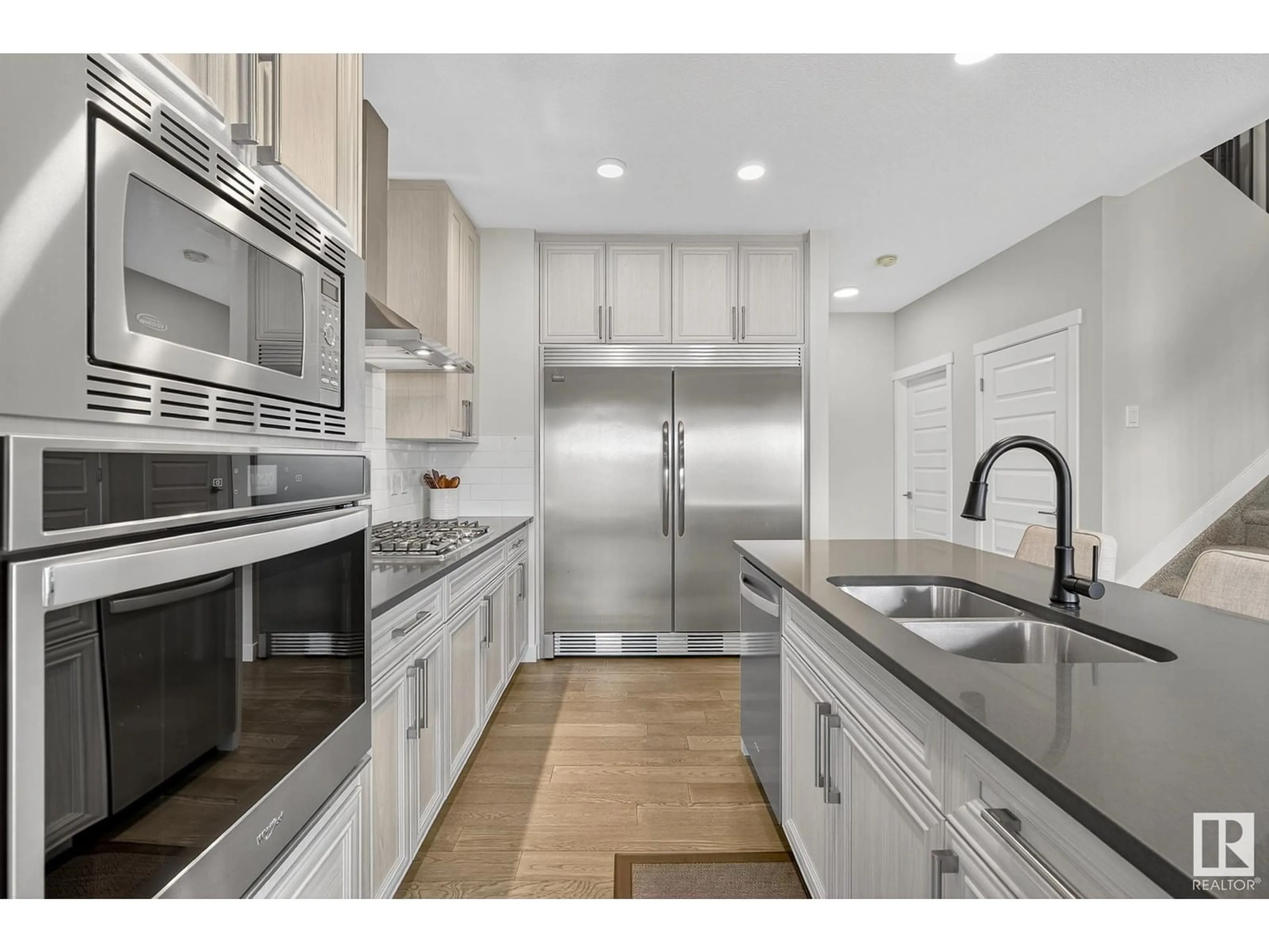 Open concept kitchen, ceramic/tile floor for SW - 2216 160 ST, Edmonton Alberta T6W4E5