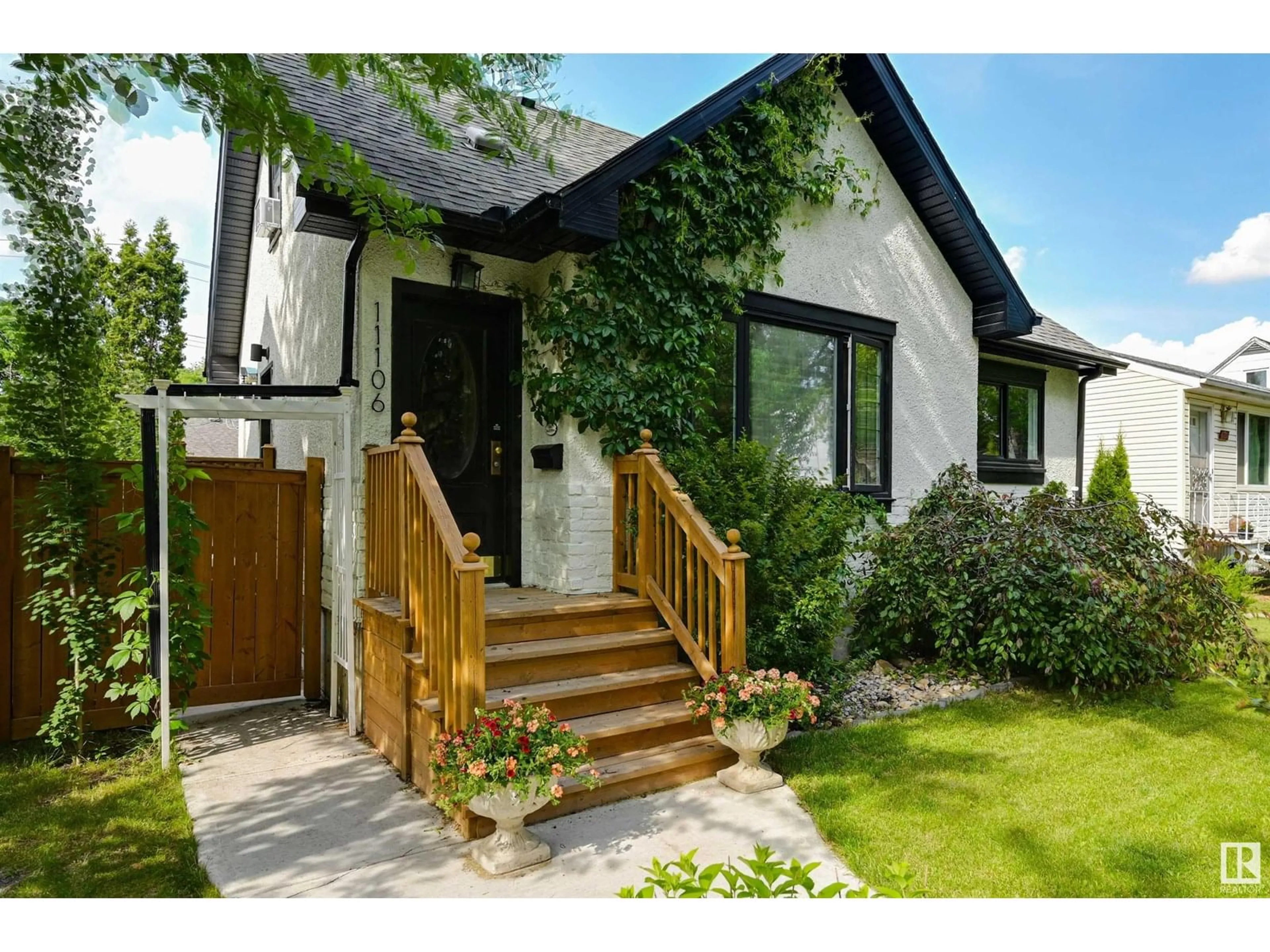 Home with brick exterior material, street for 11106 64 AV, Edmonton Alberta T6H1T5