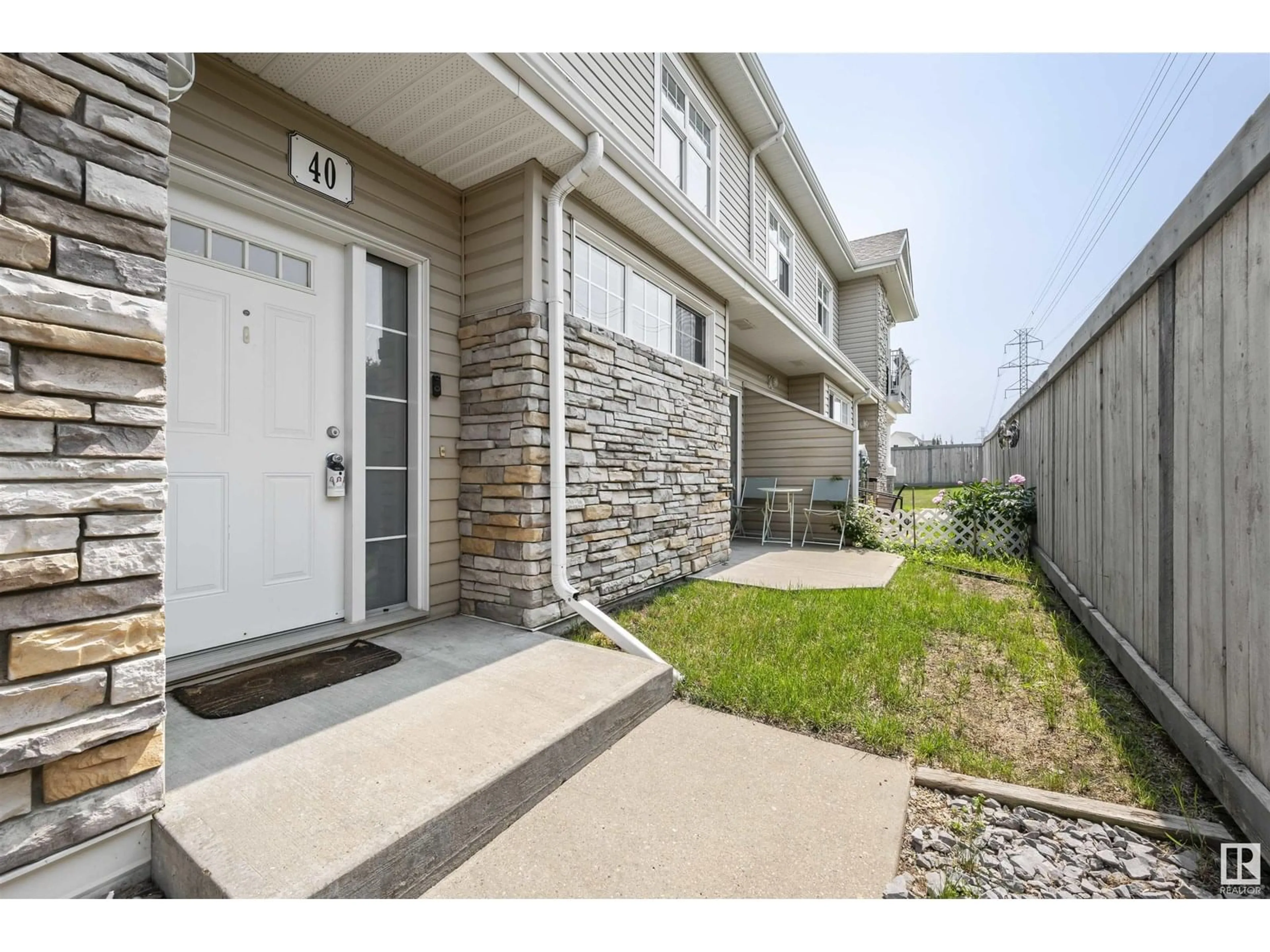 Patio, street for #40 - 1179 SUMMERSIDE DR, Edmonton Alberta T6X1K1