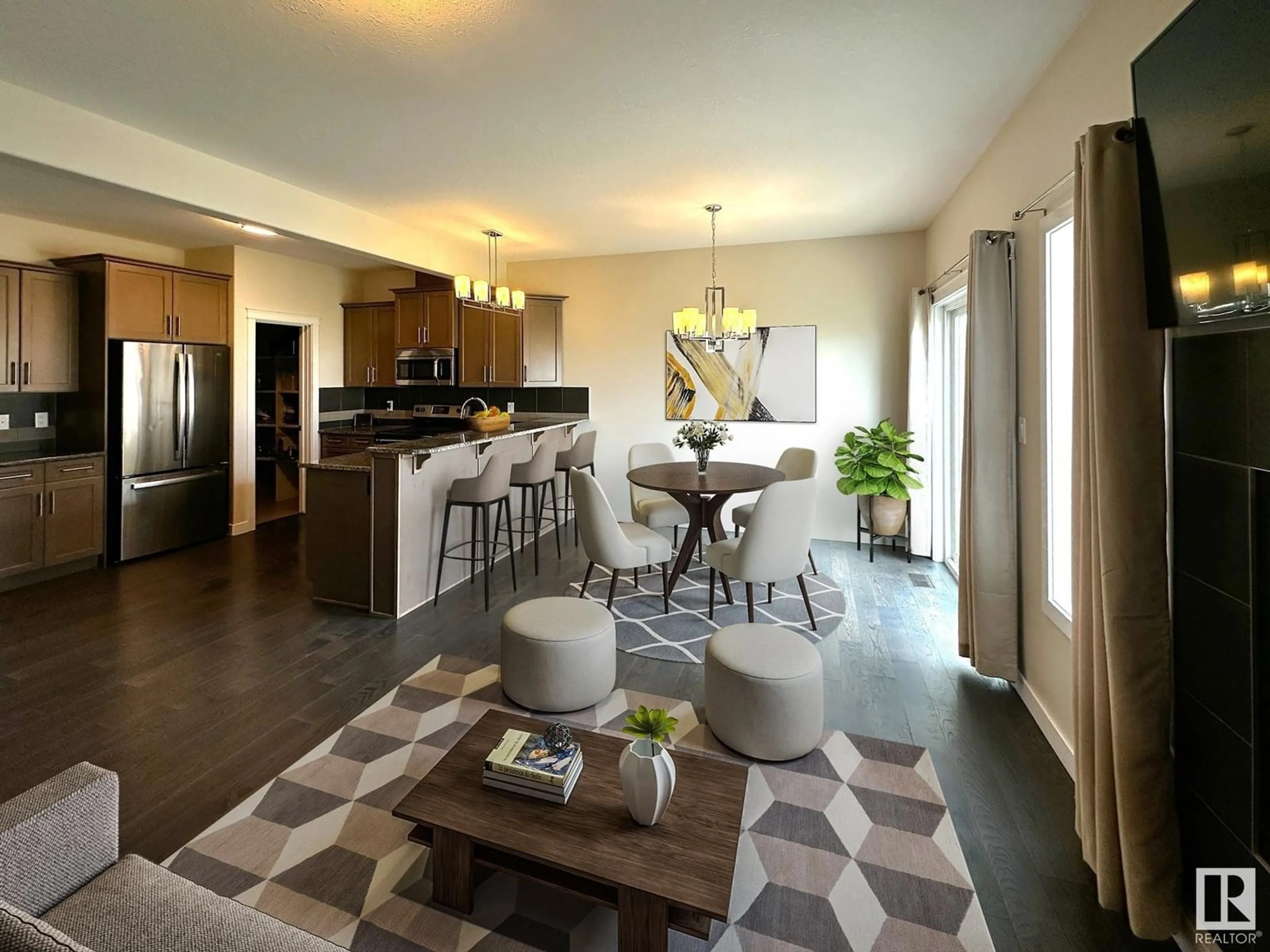 Open concept kitchen, unknown for SW - 16116 10 AV, Edmonton Alberta T6W2G9