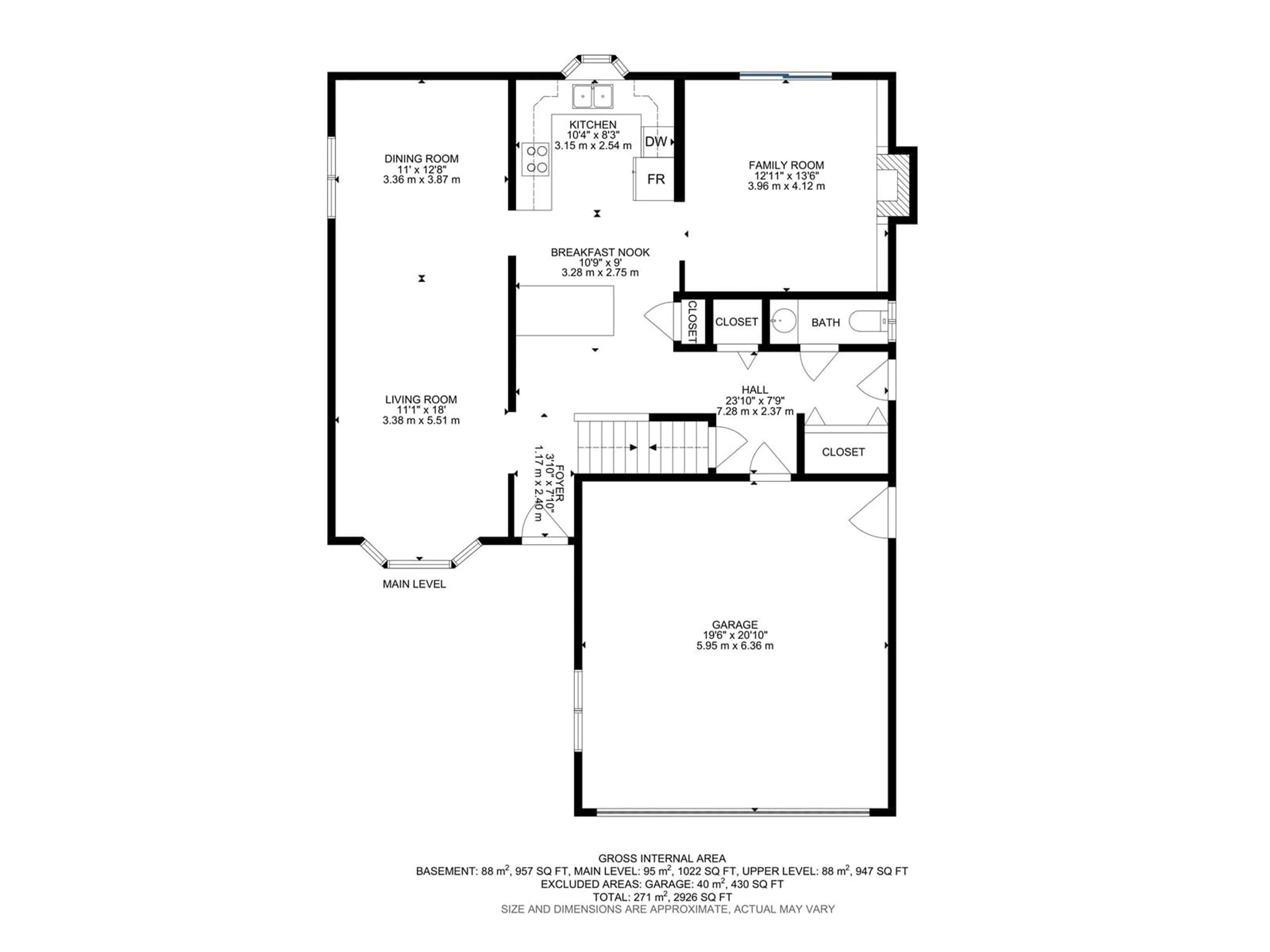 Floor plan for 15604 80 ST NW, Edmonton Alberta T5Z2T5