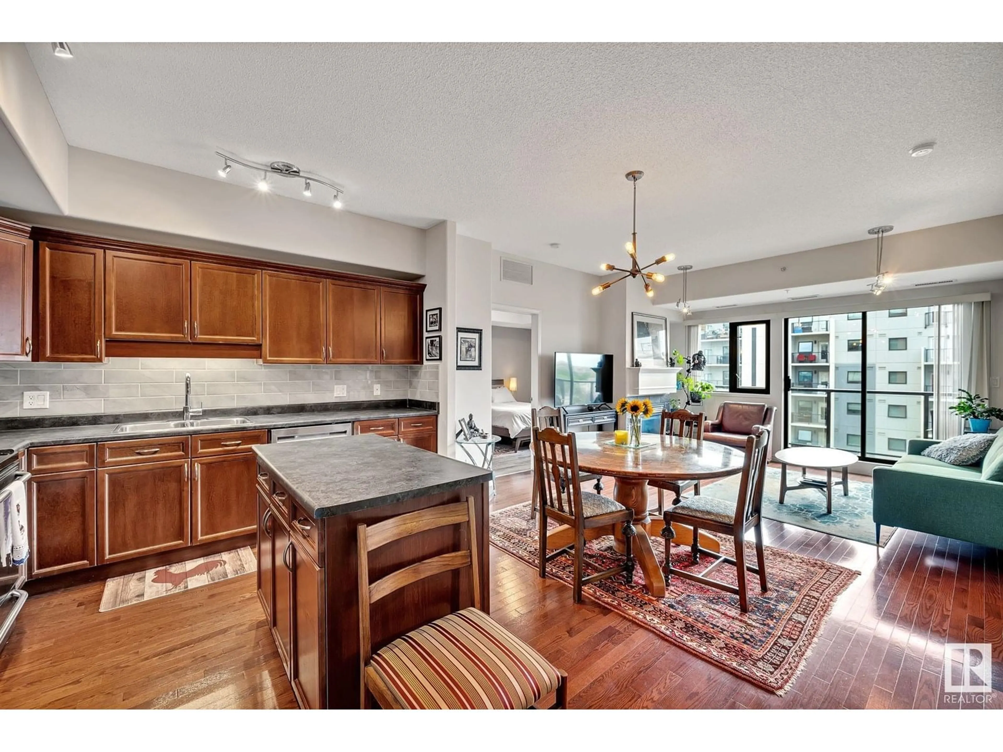 Open concept kitchen, unknown for 10319 111 ST NW, Edmonton Alberta T5K0A2