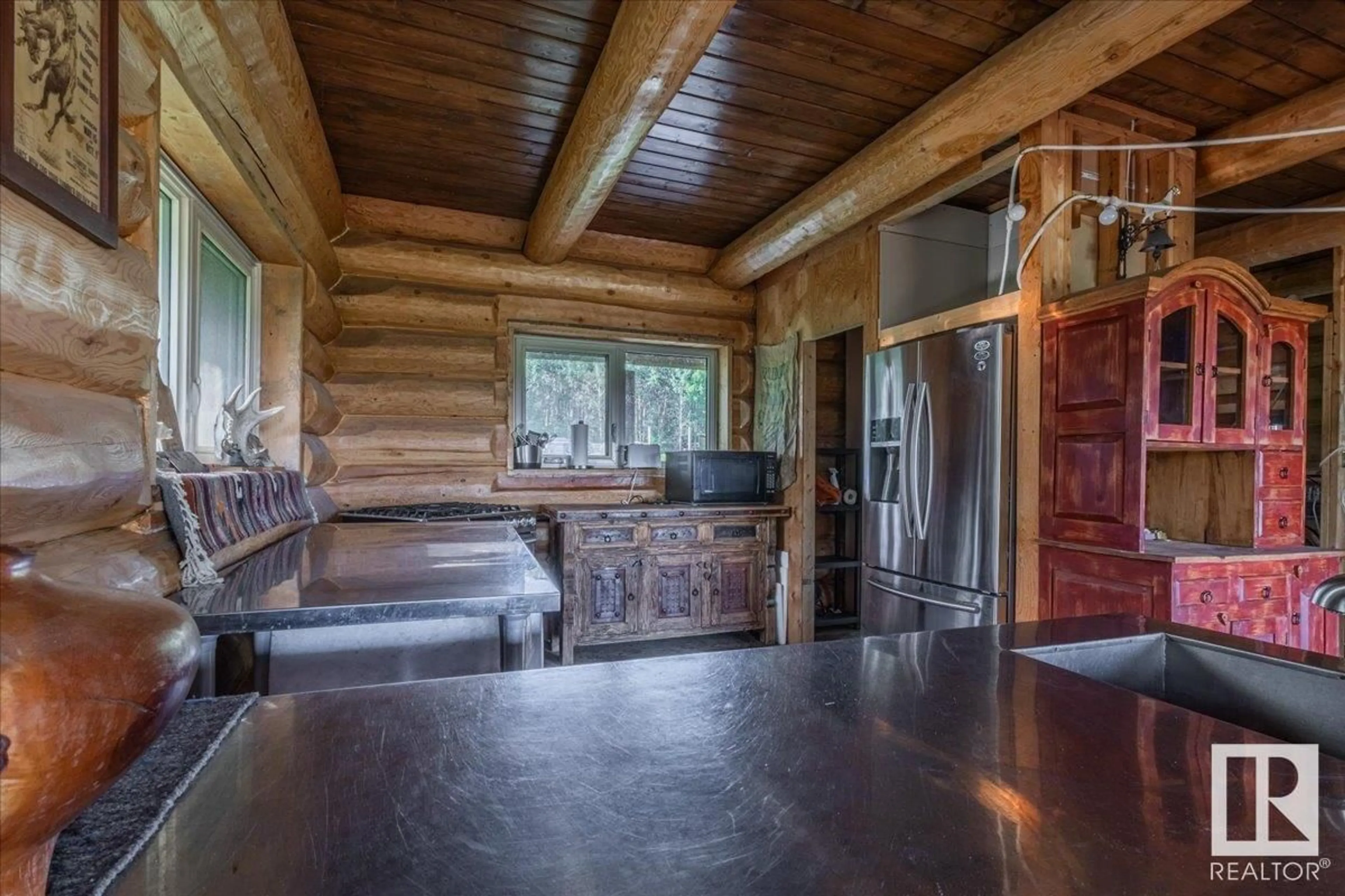 Rustic kitchen, unknown for 453039 RGE ROAD 10, Rural Wetaskiwin County Alberta T0C2V0