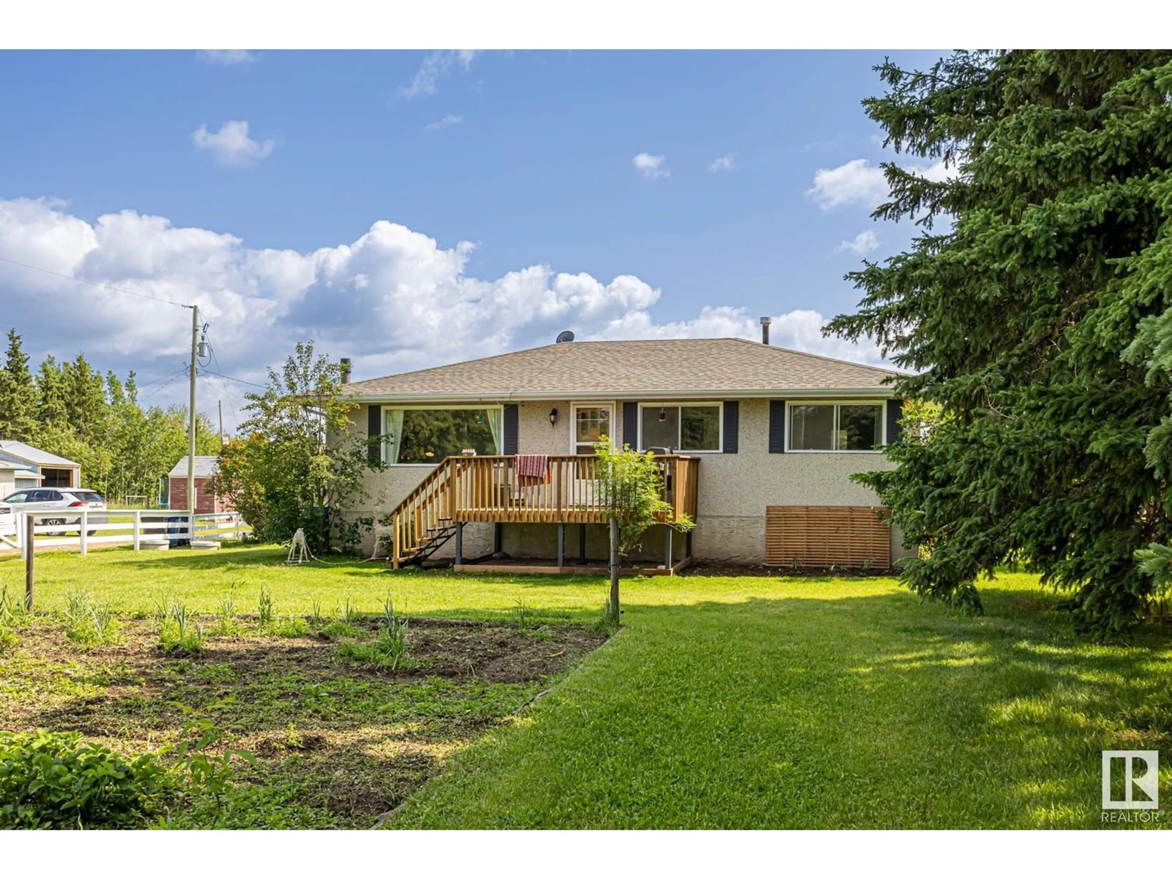 A pic from outside/outdoor area/front of a property/back of a property/a pic from drone, street for 22037 TWP ROAD 520, Rural Strathcona County Alberta T8A1A6