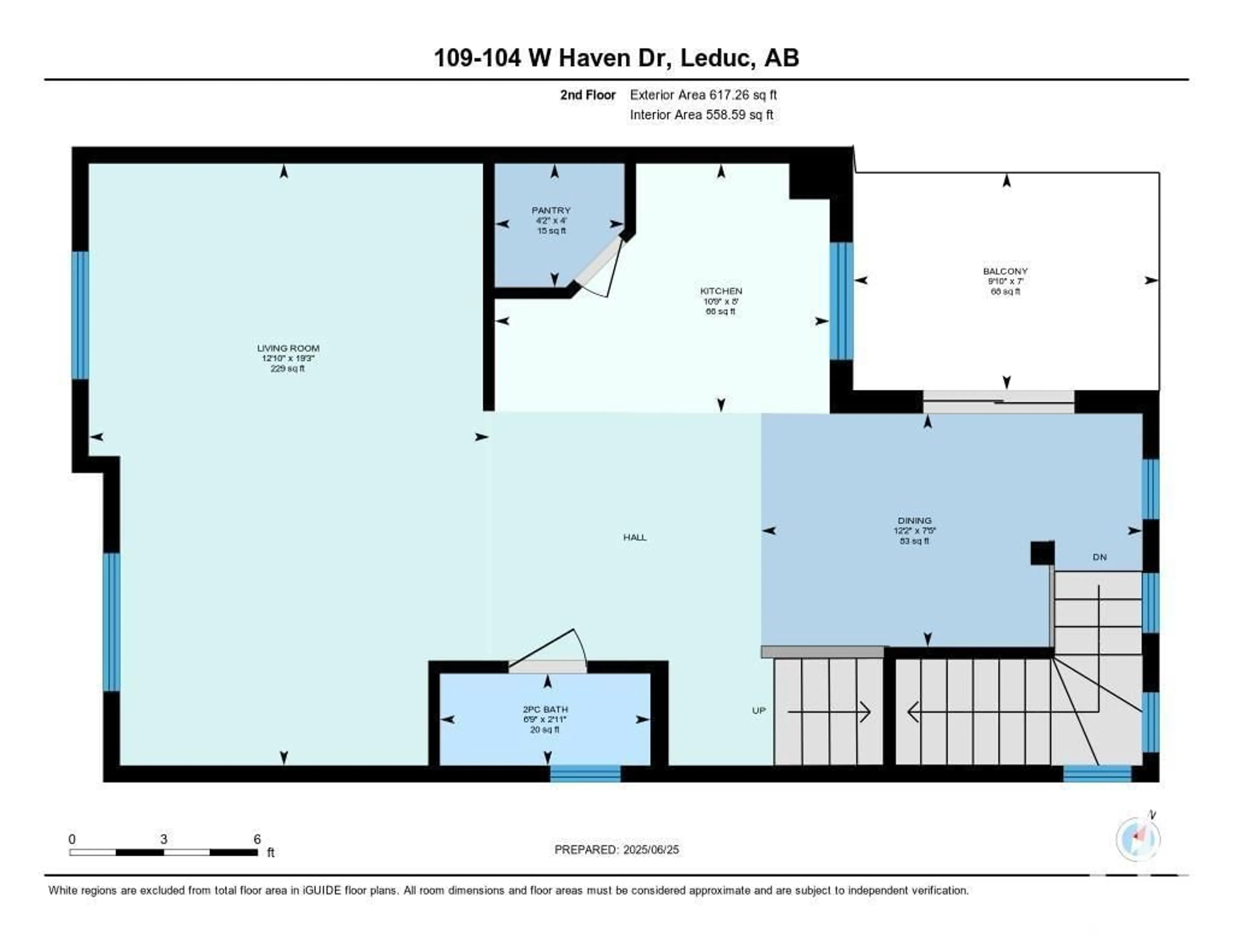 Floor plan for #109 - 104 WEST HAVEN DR, Leduc Alberta T9E0N9