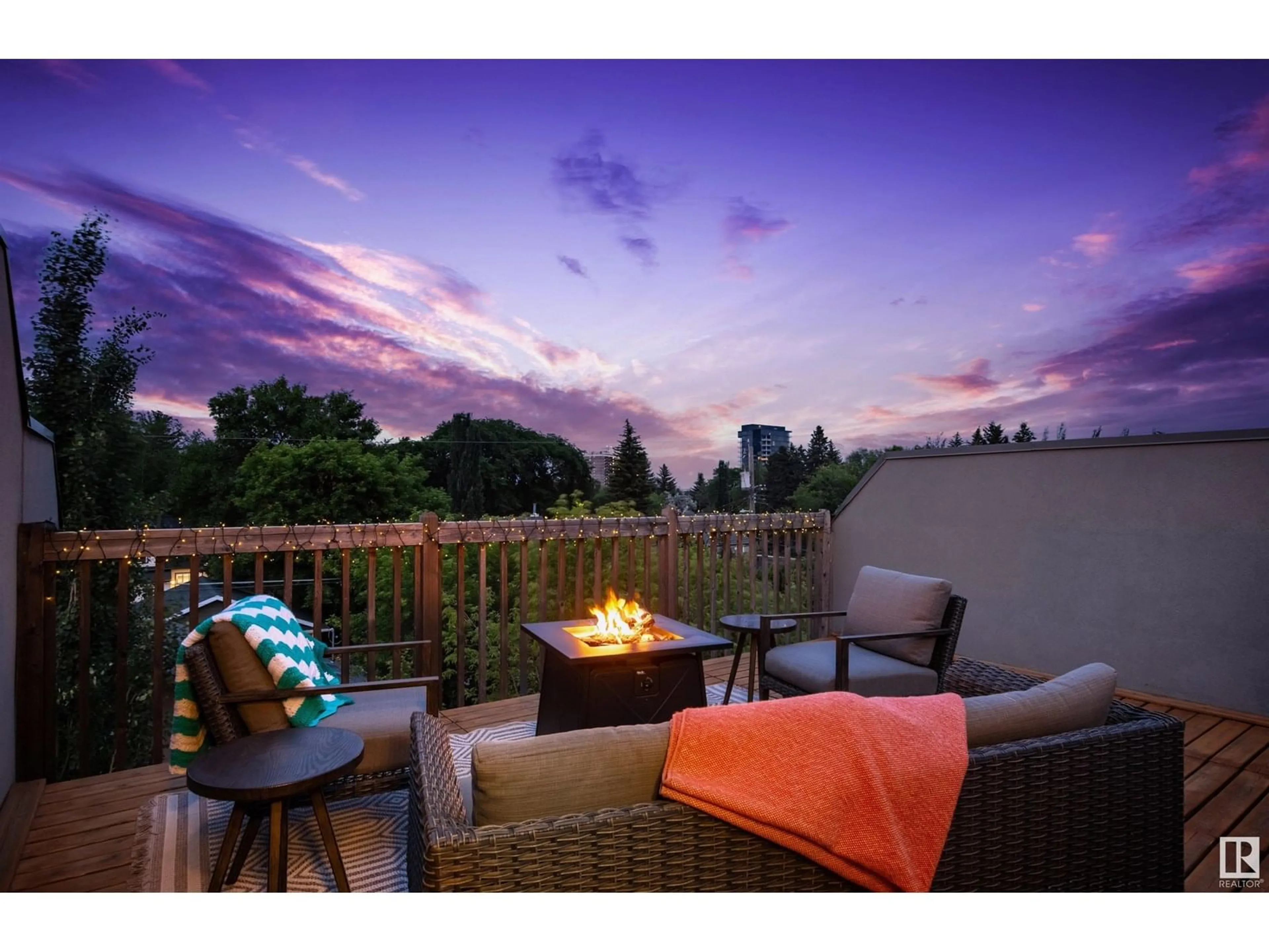 Patio, water/lake/river/ocean view for 10411 145 ST, Edmonton Alberta T5N2X9