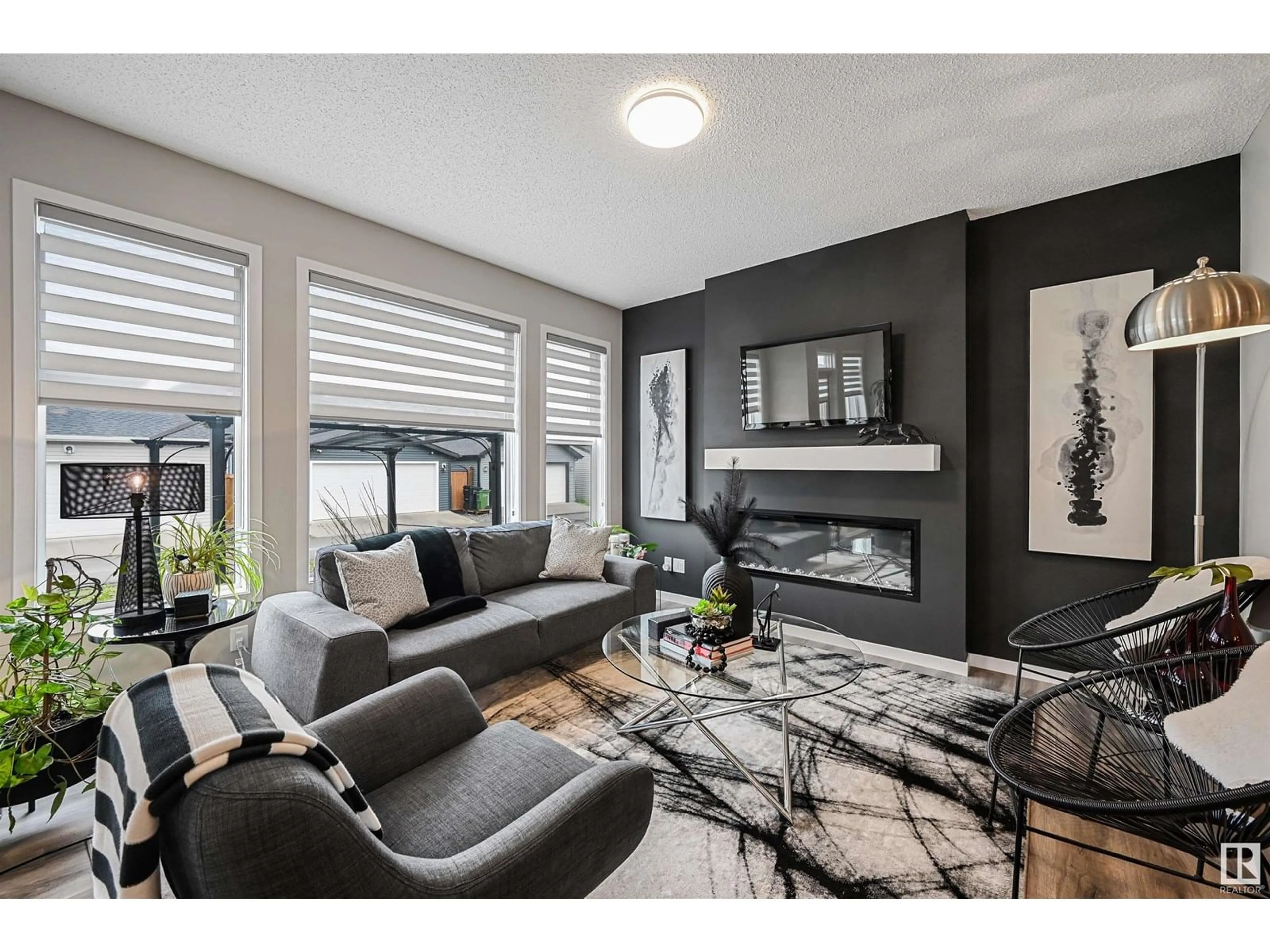 Living room with furniture, unknown for SW - 1914 159 ST, Edmonton Alberta T6W4X7