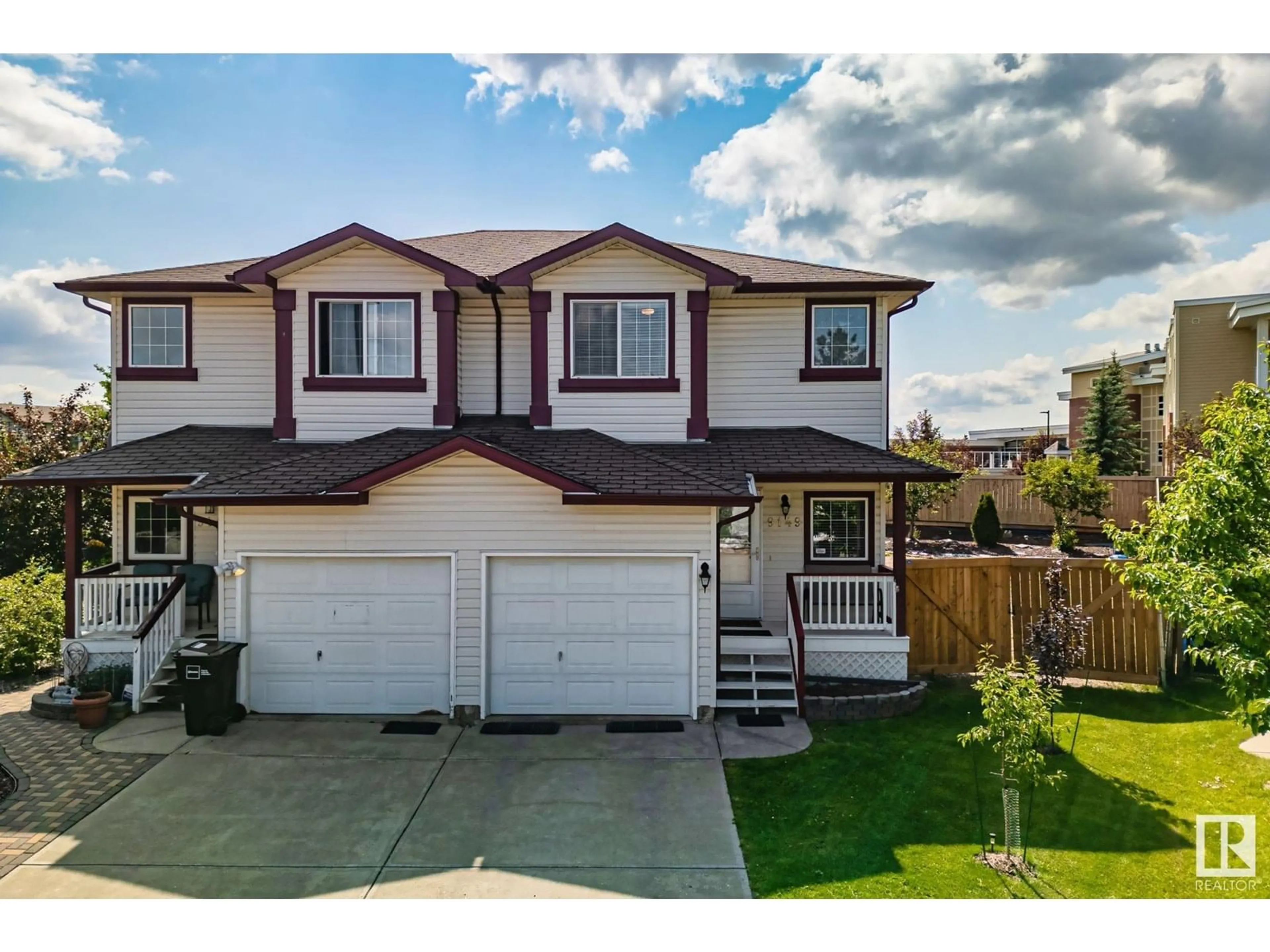 A pic from outside/outdoor area/front of a property/back of a property/a pic from drone, street for 9149 165 AV, Edmonton Alberta T5Z3H7