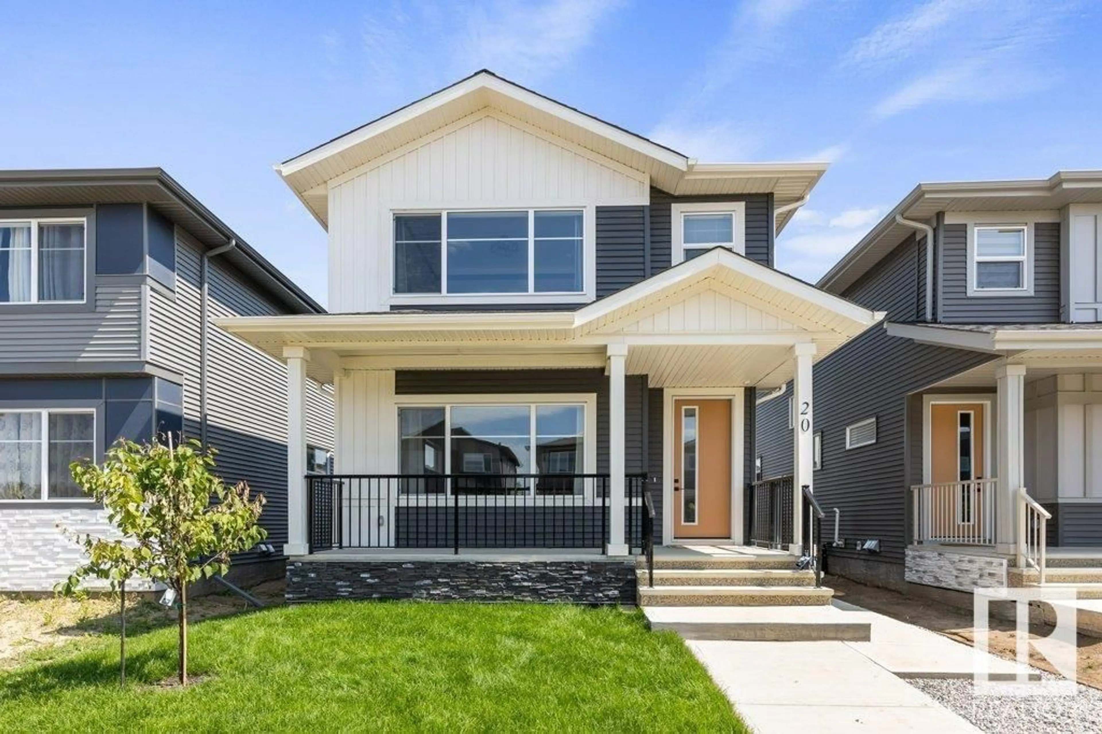 Home with vinyl exterior material, street for 20 RASPBERRY RD, St. Albert Alberta T8N8A3