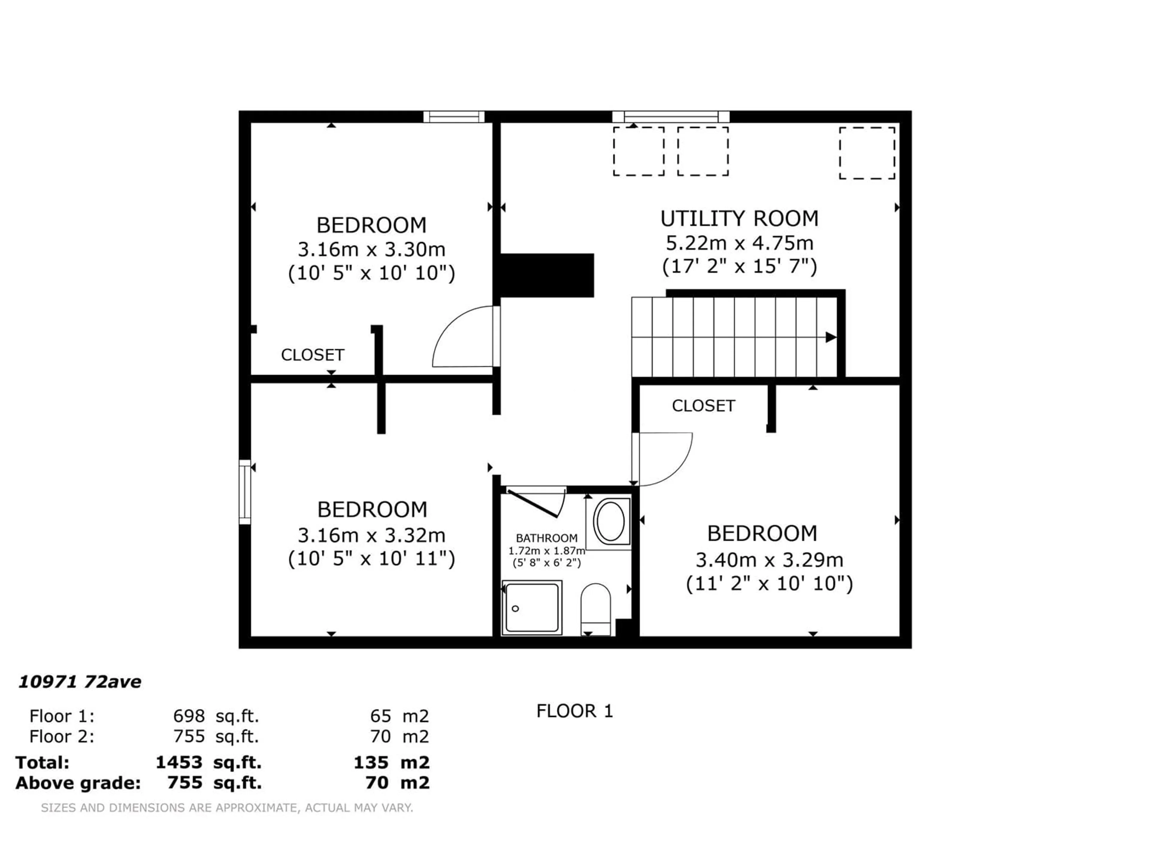 Floor plan for 10971 72 AV, Edmonton Alberta T6G0B1