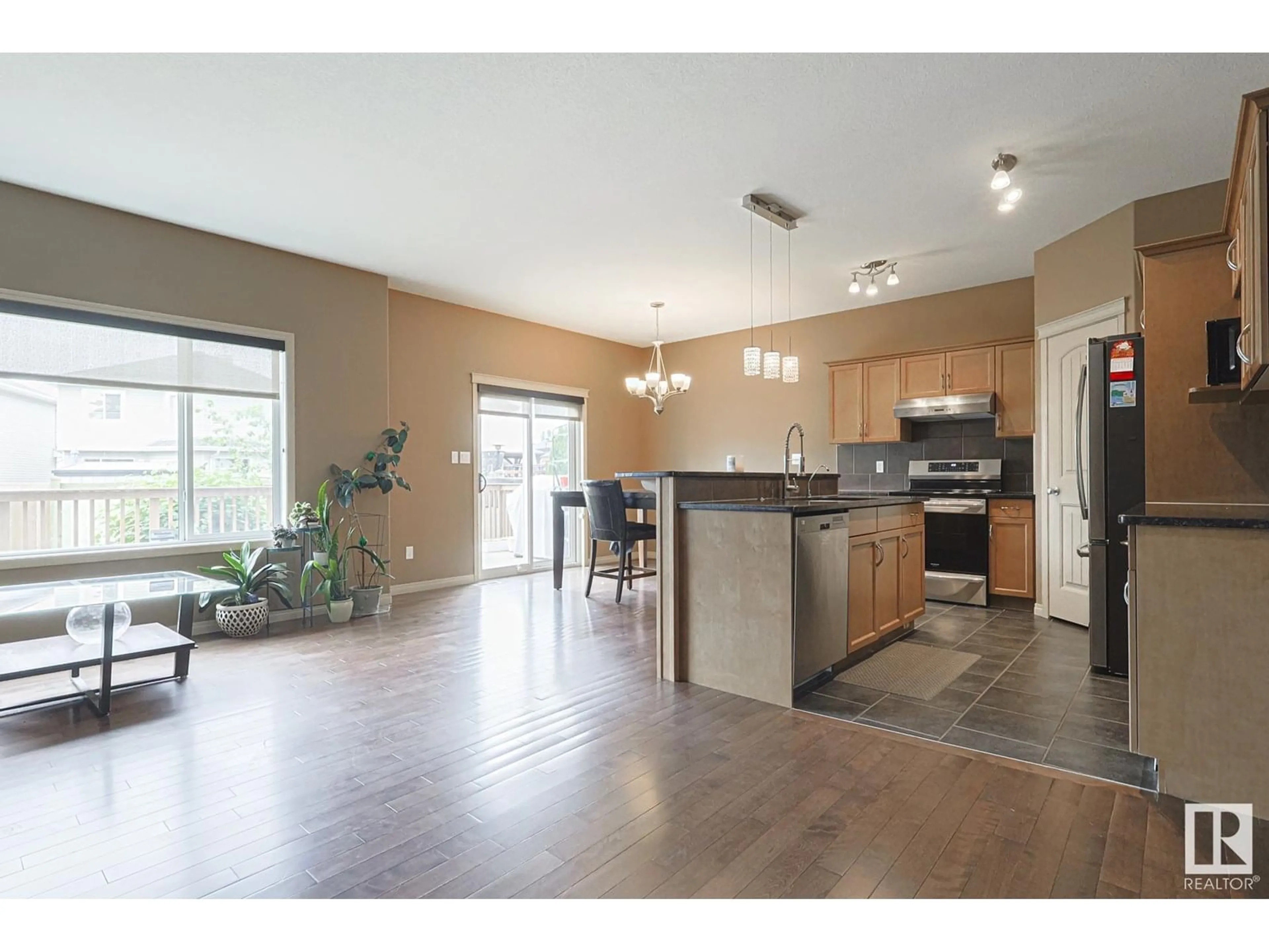 Open concept kitchen, unknown for NW - 9204 209 ST, Edmonton Alberta T5T3Y5