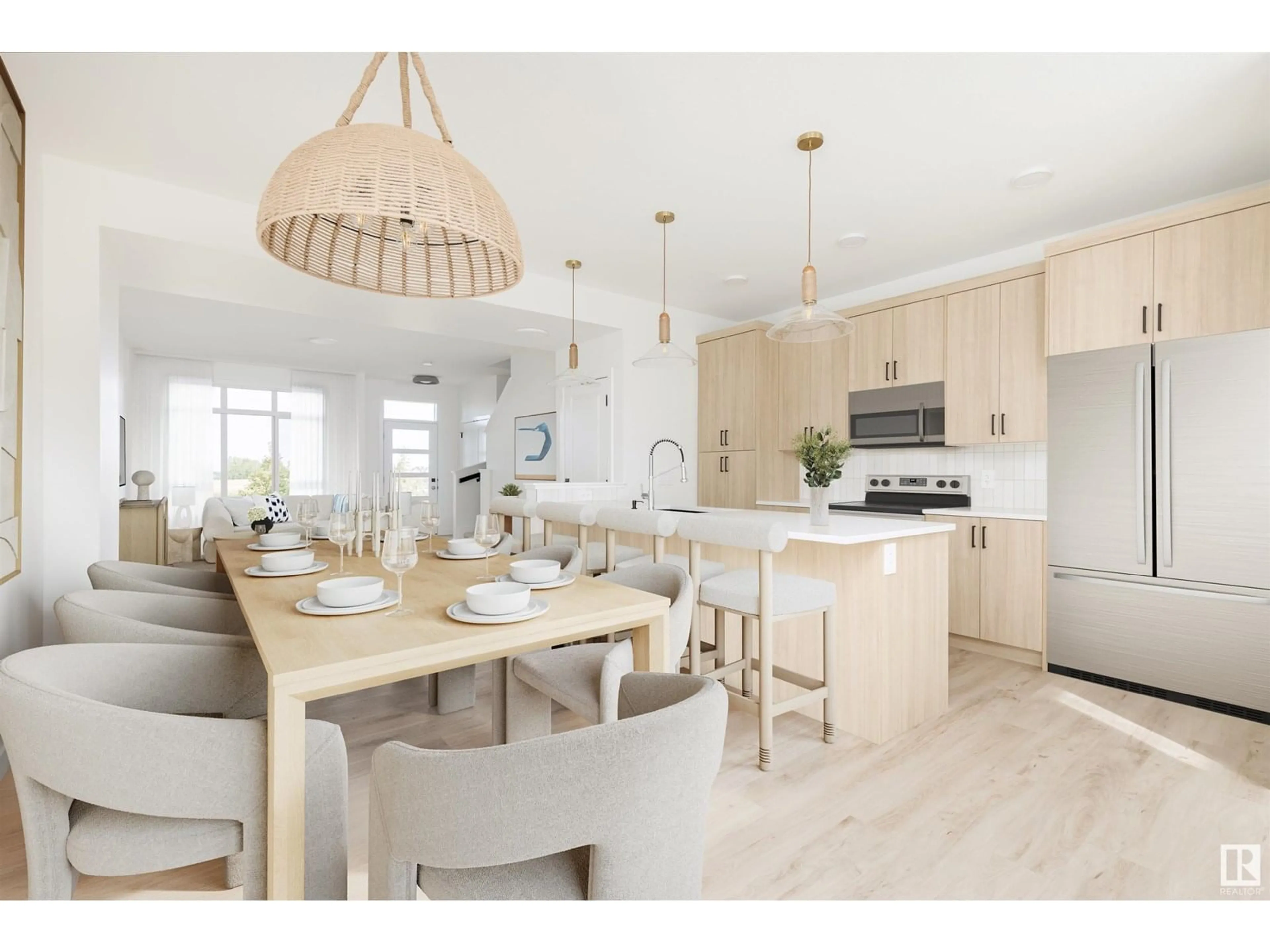 Open concept kitchen, unknown for 80 CATRIA PT, Sherwood Park Alberta T0B0B0