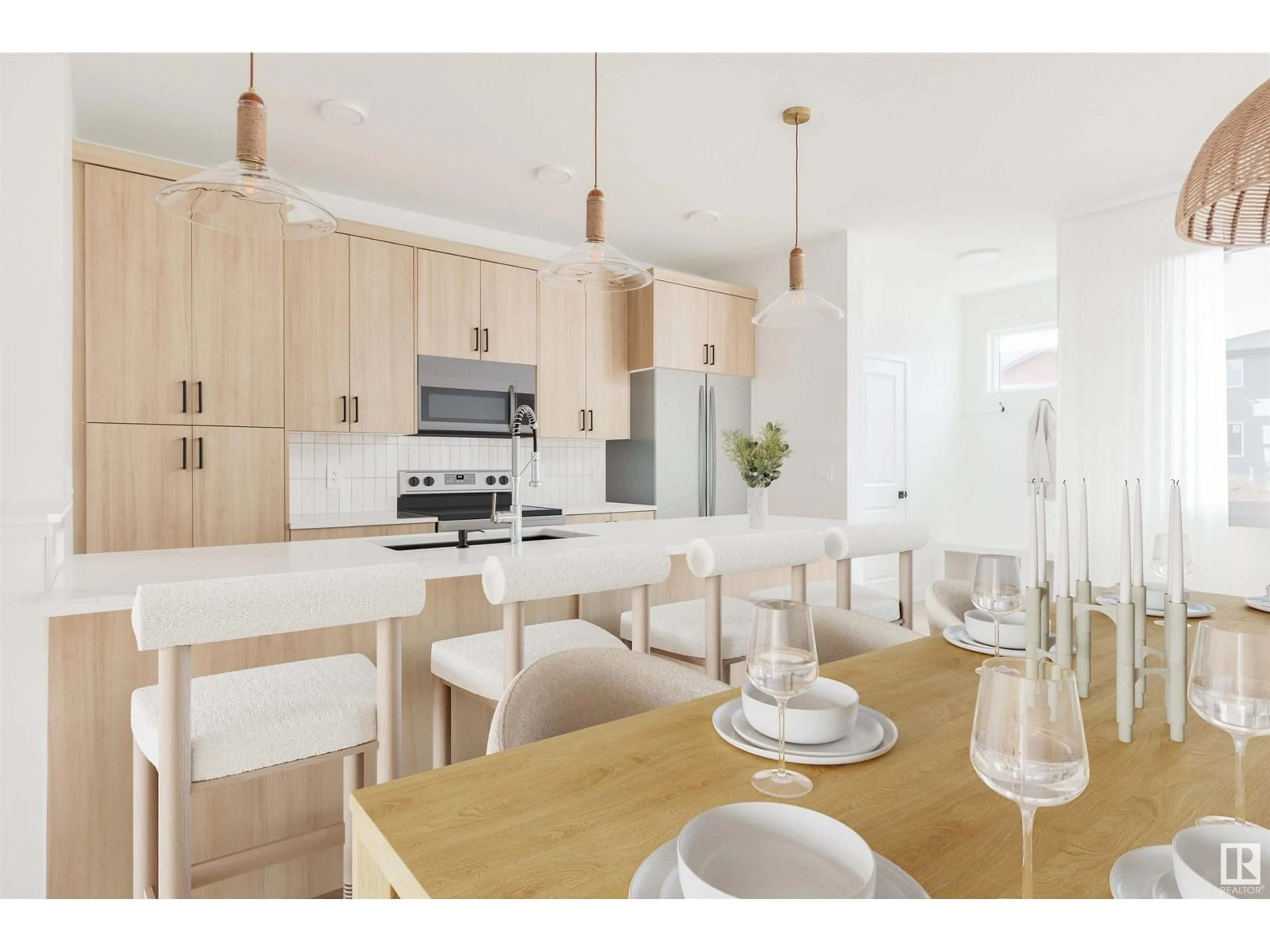 Open concept kitchen, unknown for 80 CATRIA PT, Sherwood Park Alberta T0B0B0