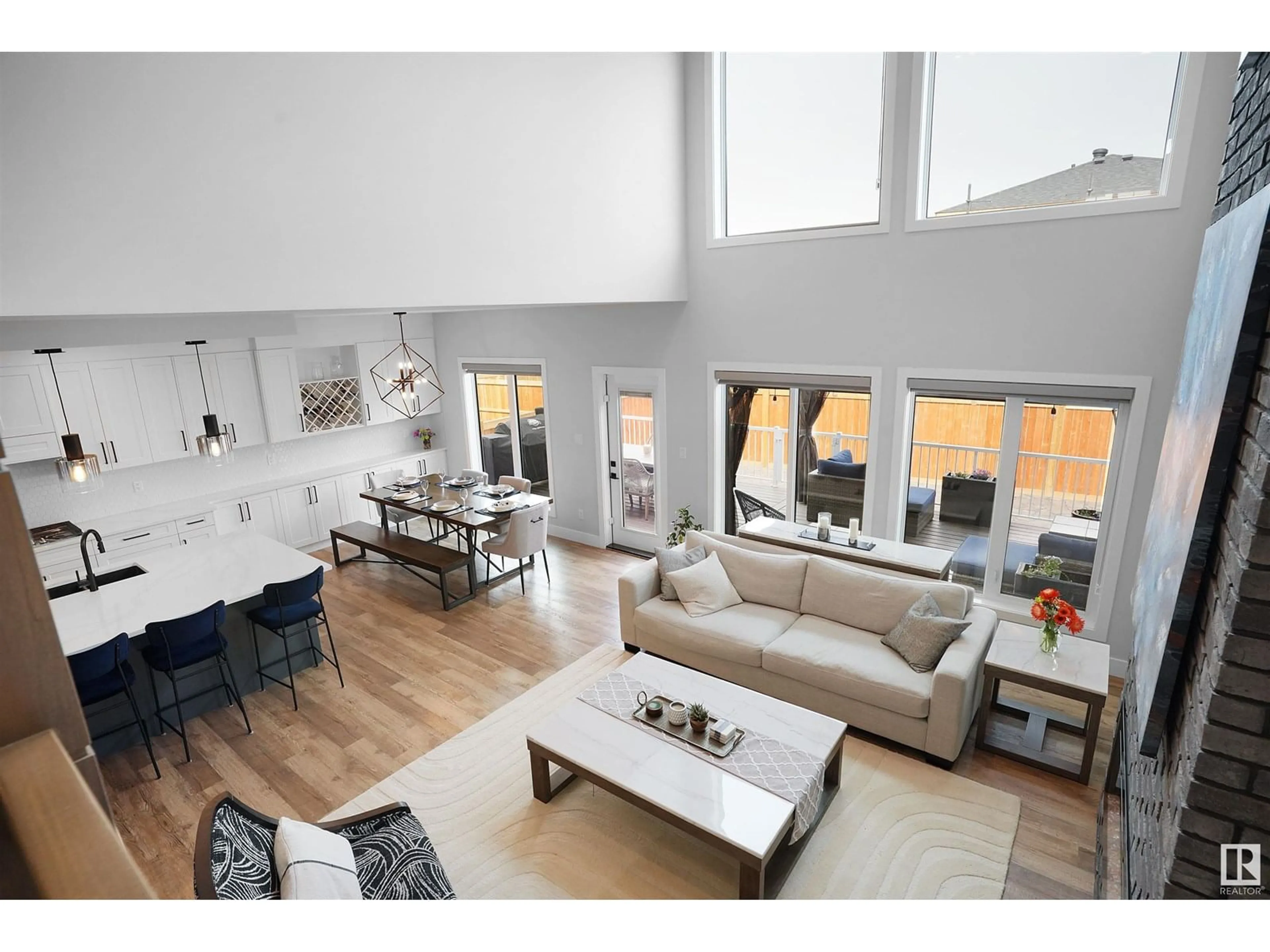 Living room with furniture, unknown for 12 CALEDONIA, Leduc Alberta T9E0S9