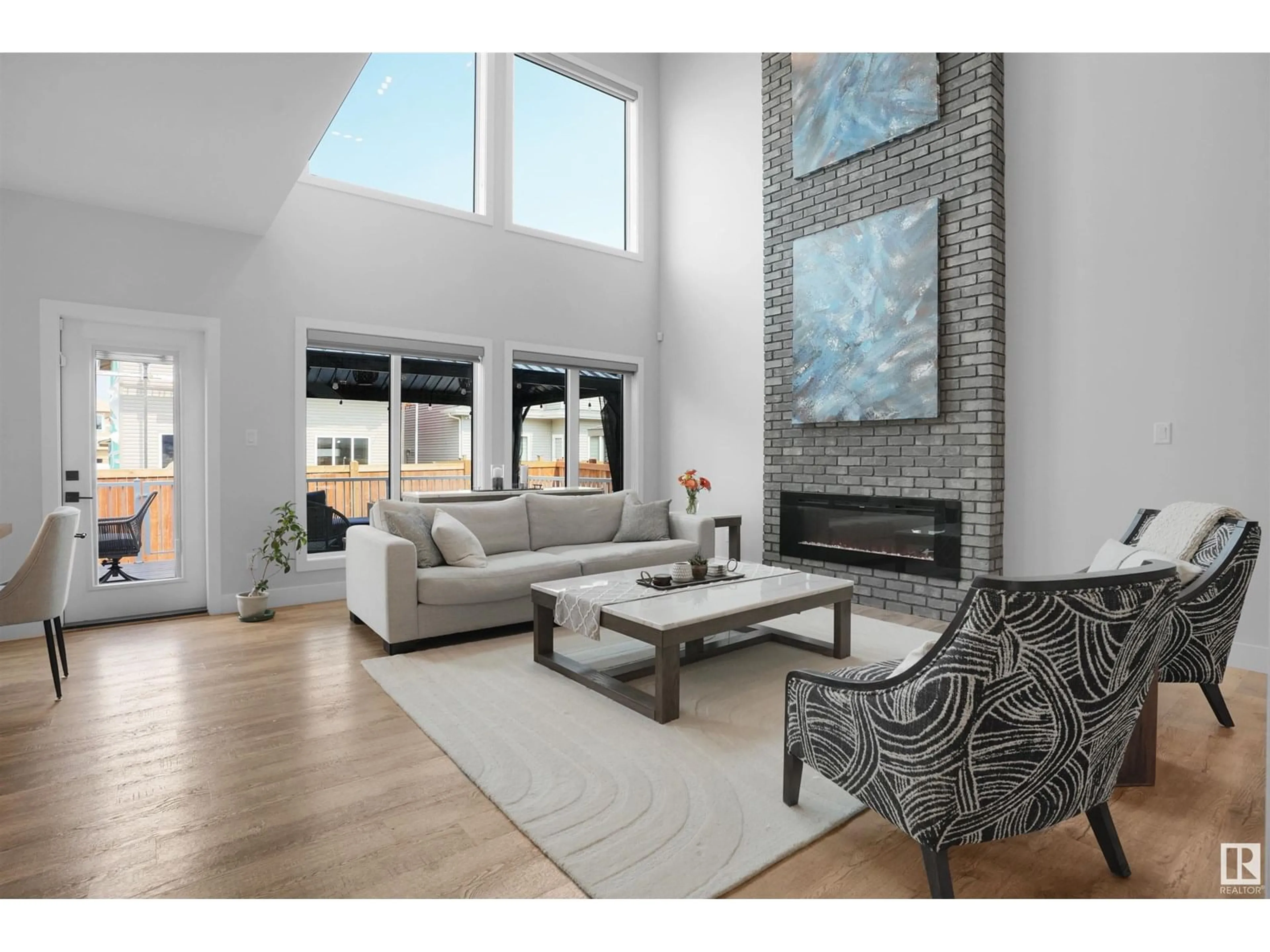 Living room with furniture, unknown for 12 CALEDONIA, Leduc Alberta T9E0S9