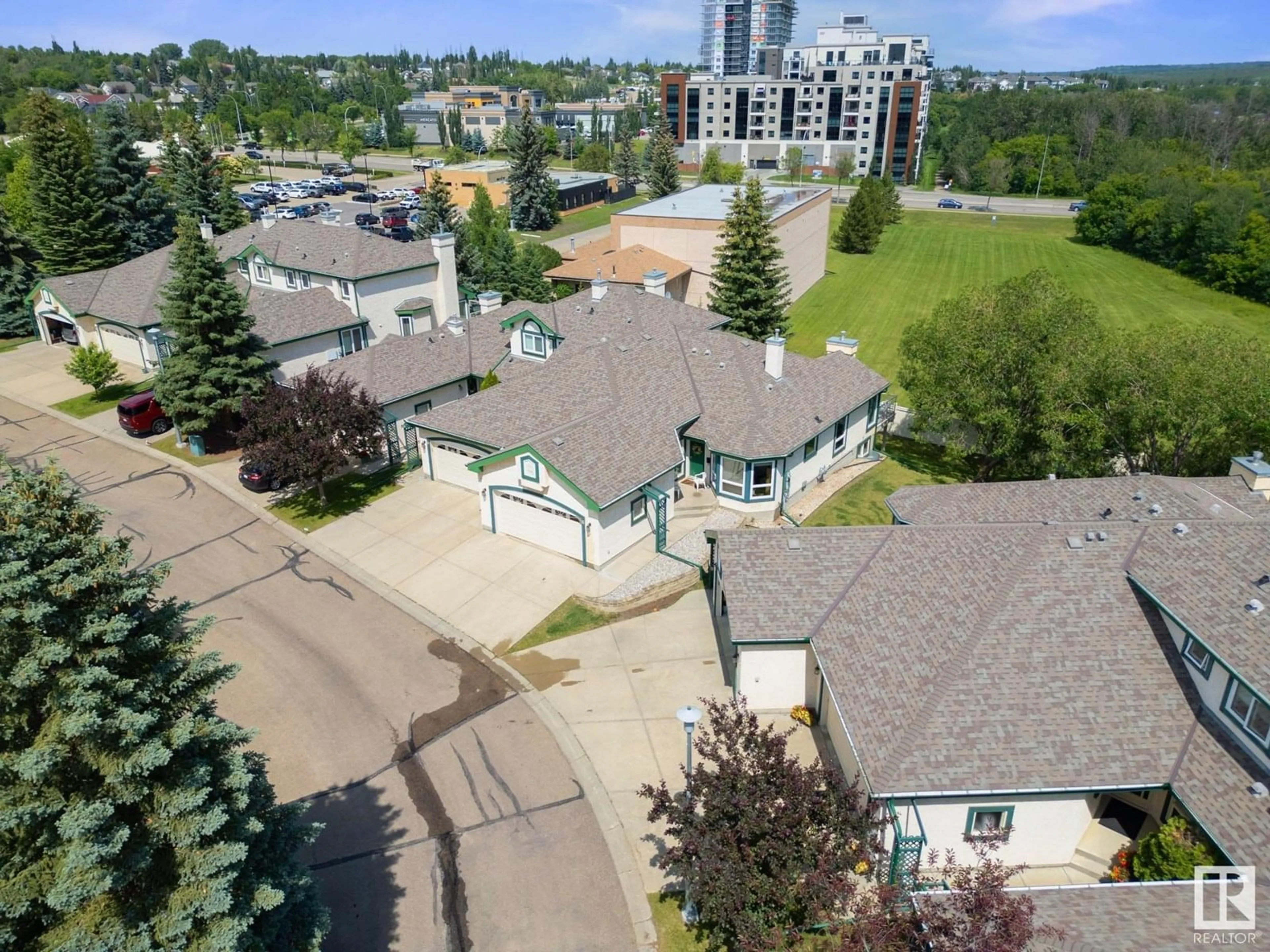 A pic from outside/outdoor area/front of a property/back of a property/a pic from drone, city buildings view from balcony for 30 - 12 IRONWOOD, St. Albert Alberta T8N6C7