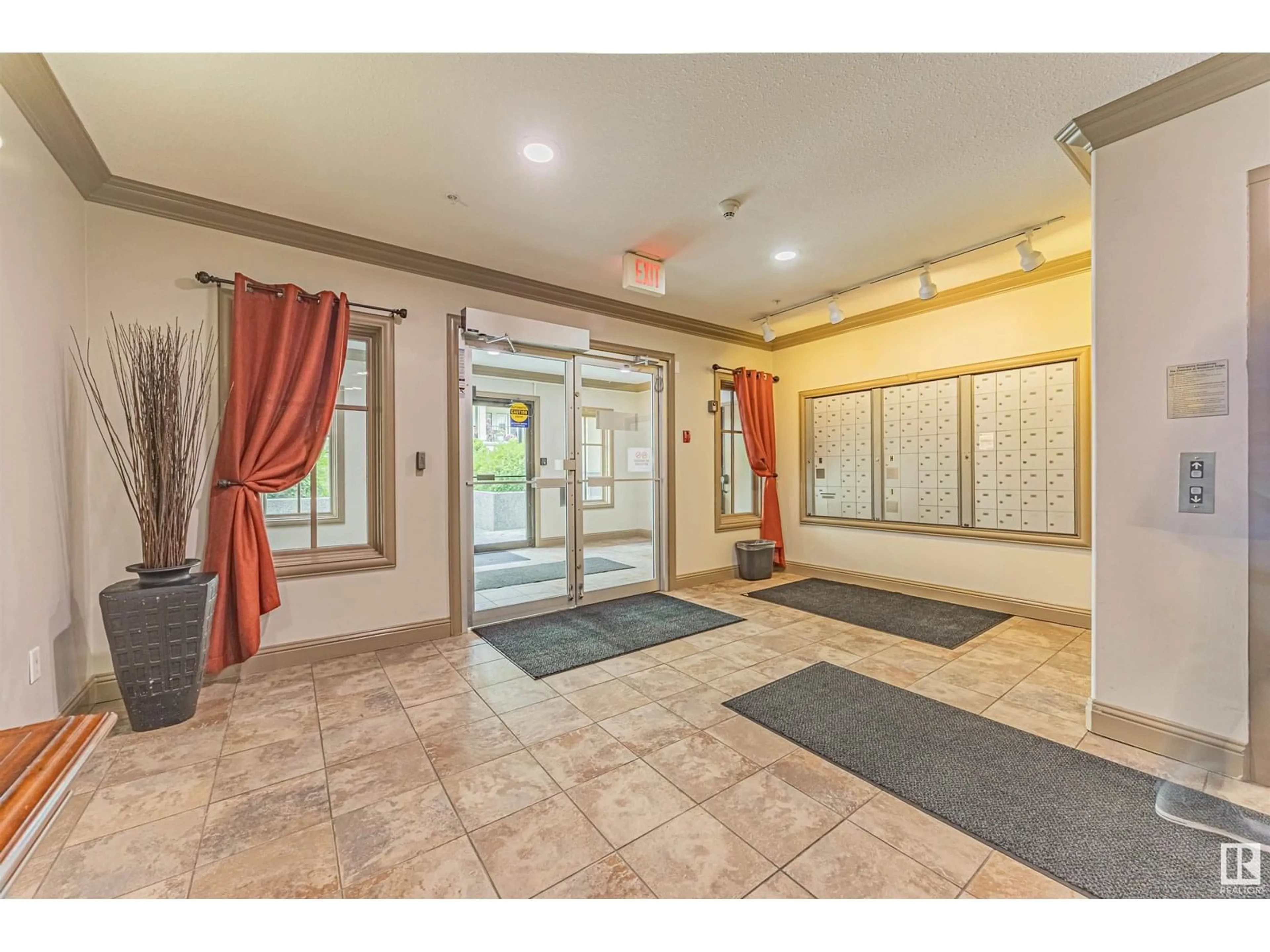 Indoor foyer for #110 - 1406 HODGSON WY, Edmonton Alberta T6R3K1