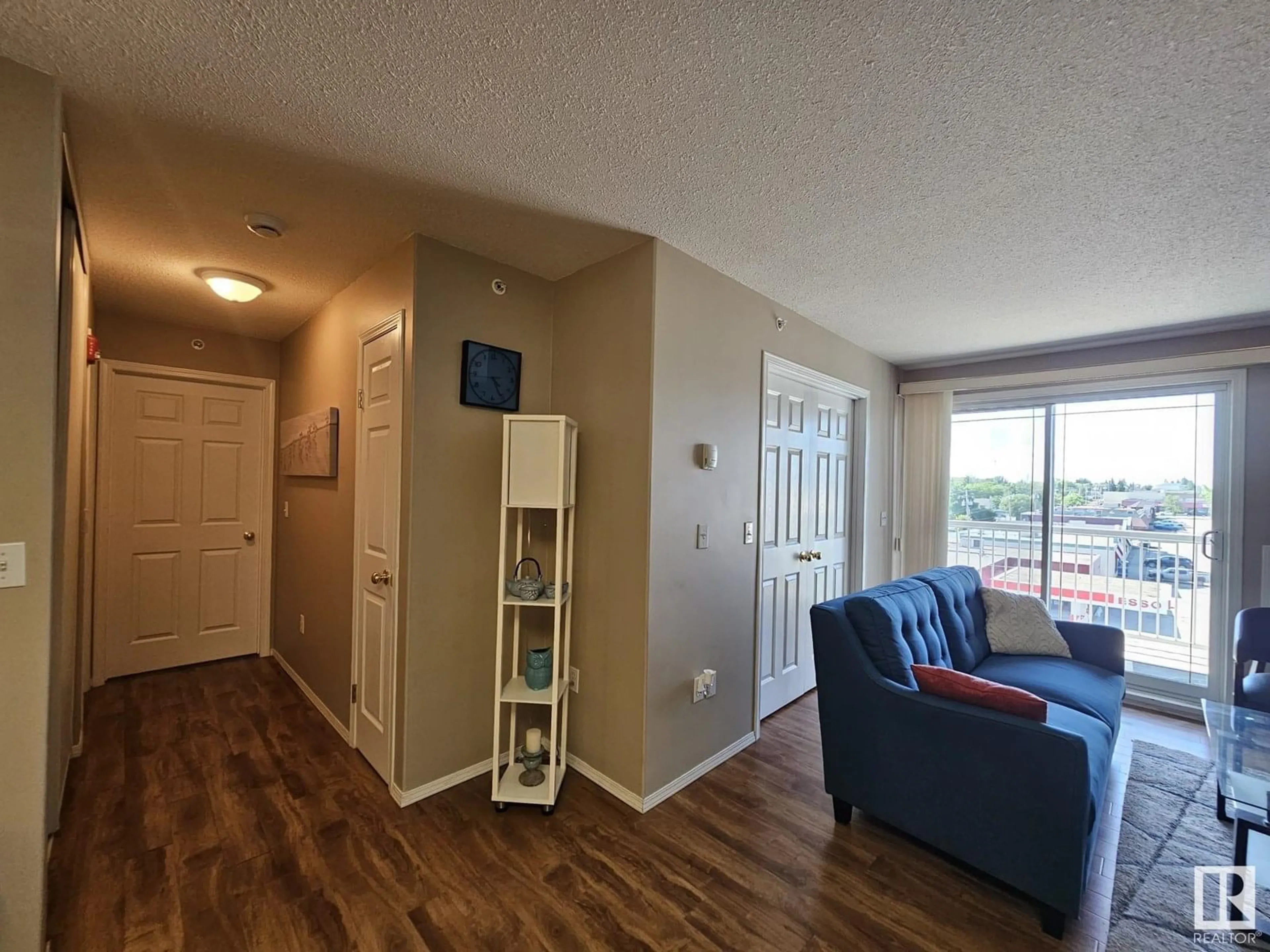 Living room with furniture, unknown for #402 - 4900 54 AV, Drayton Valley Alberta T7A1V8