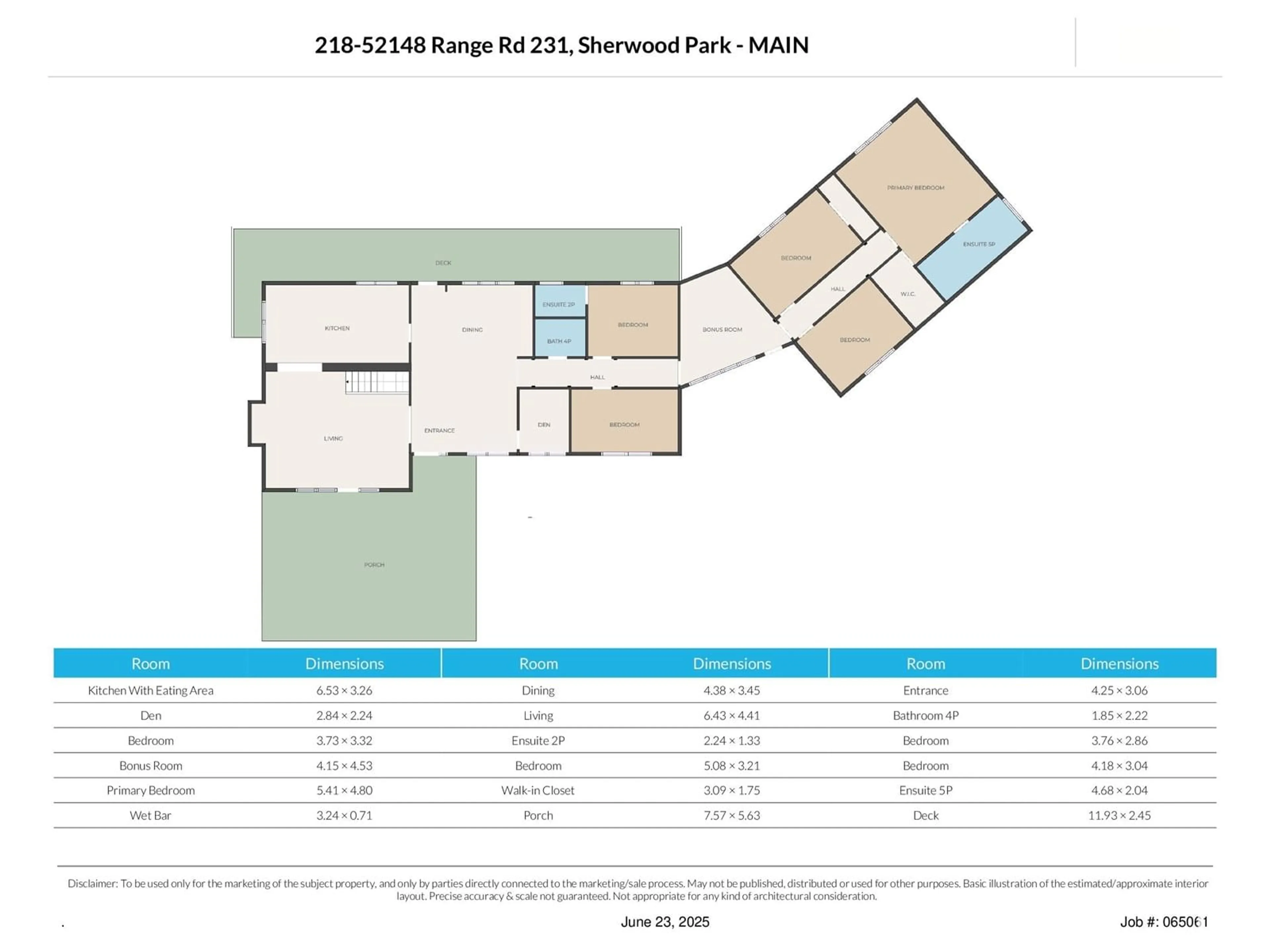 Floor plan for 218 - 52148 RGE ROAD 231, Rural Strathcona County Alberta T8B1A6