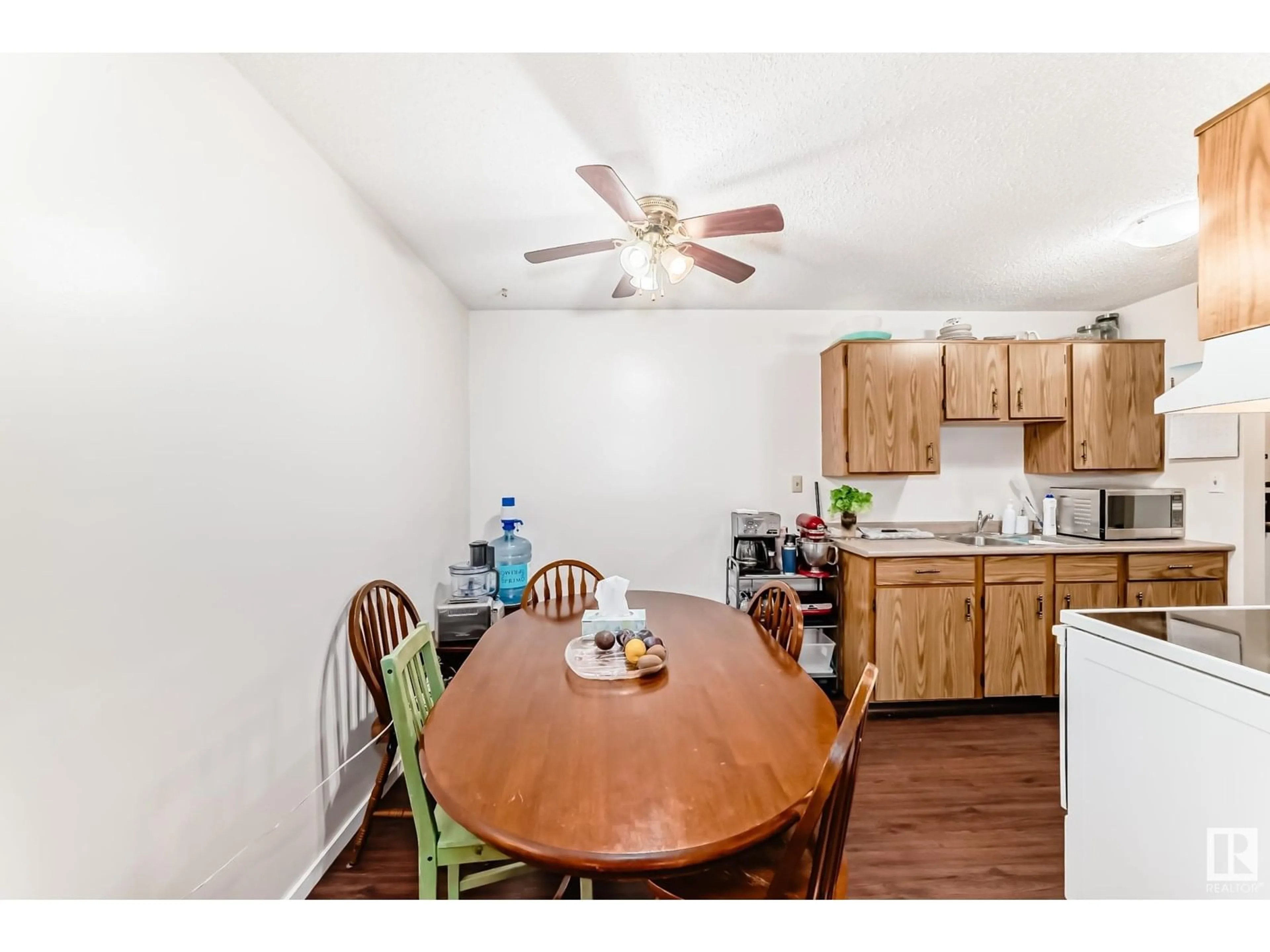 Standard kitchen, wood/laminate floor for #317 - 1945 105 ST, Edmonton Alberta T6J5N6