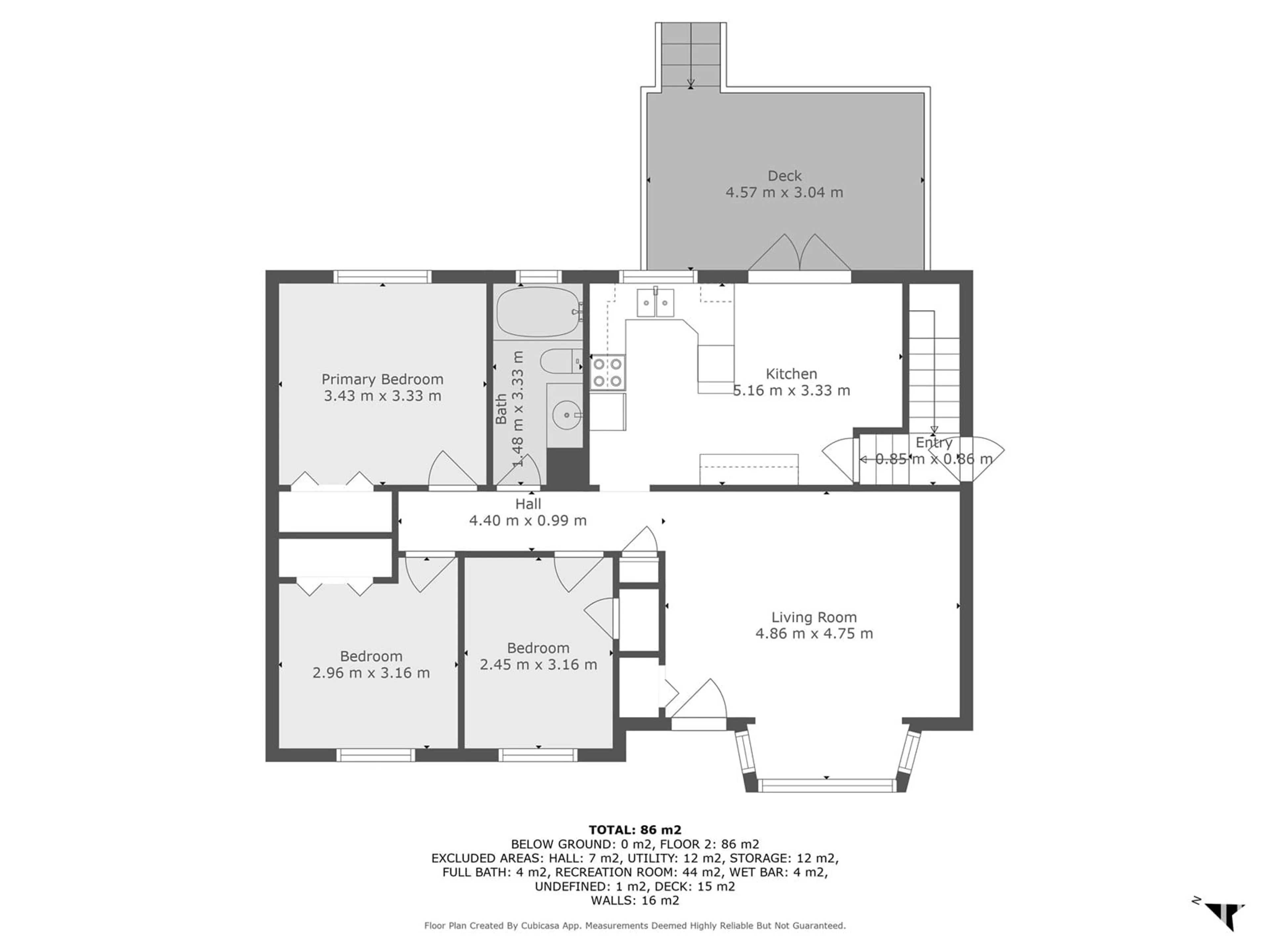 Floor plan for NW - 13415 67 ST, Edmonton Alberta T5C0C6