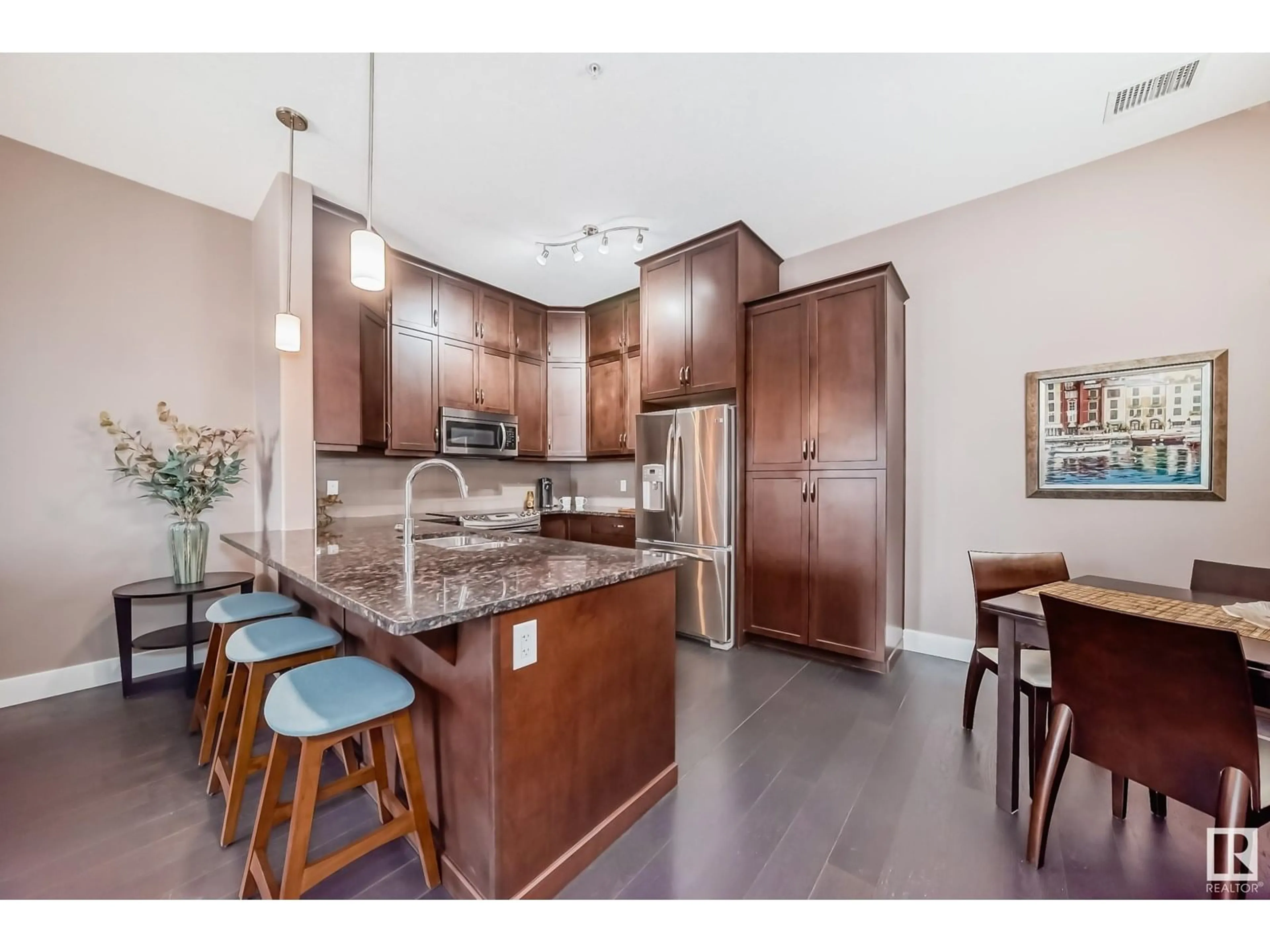 Open concept kitchen, unknown for #434 - 6079 MAYNARD WY, Edmonton Alberta T6R0S4