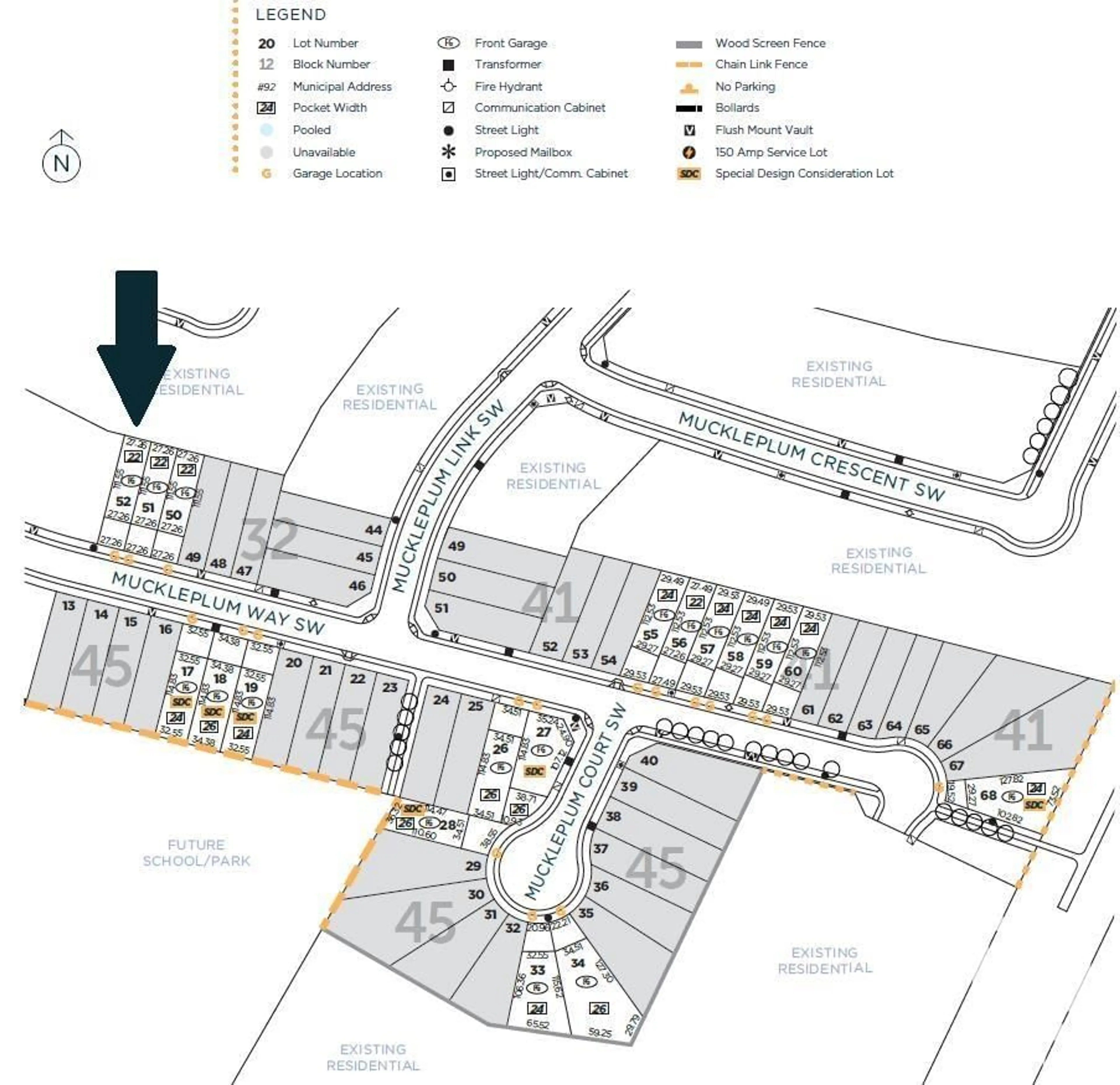 Picture of a map for SW SW - 2328 MUCKLEPLUM WY, Edmonton Alberta T6X3J9