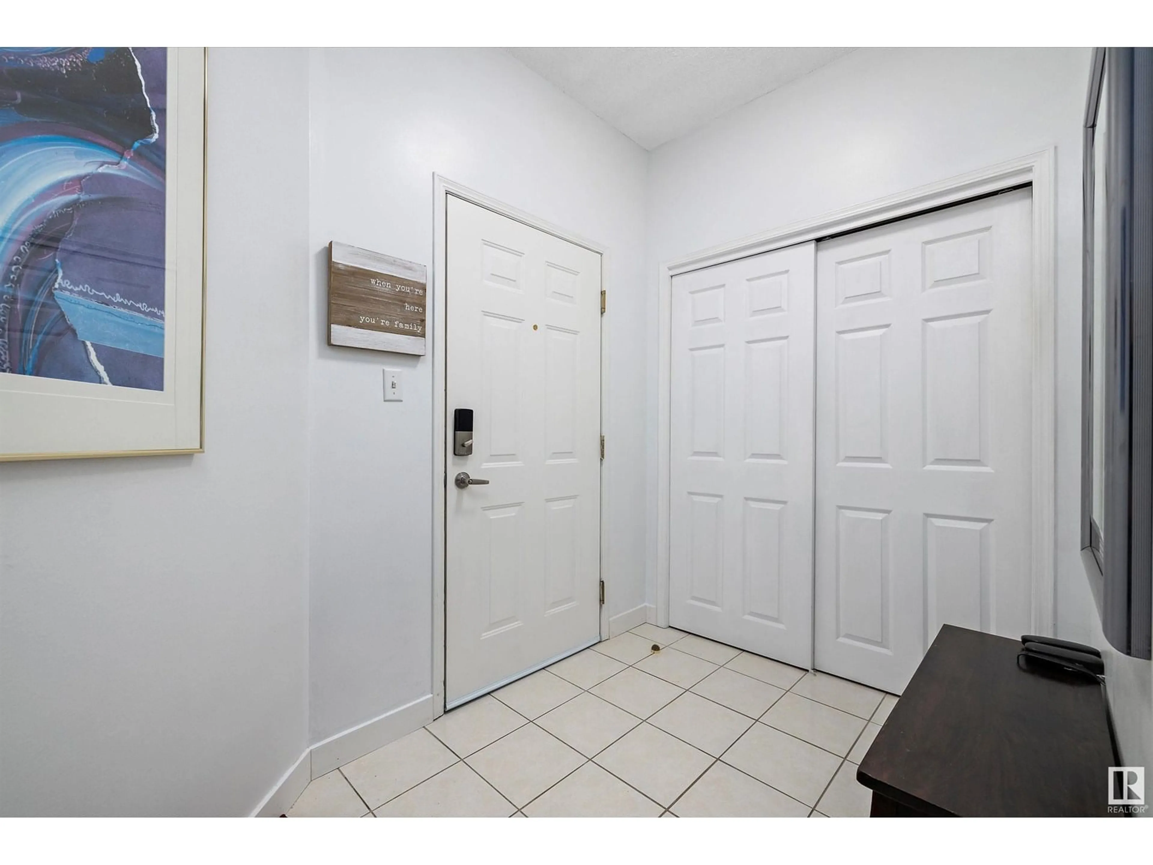 Indoor entryway for #503 - 11716 100 AV, Edmonton Alberta T5K2G3