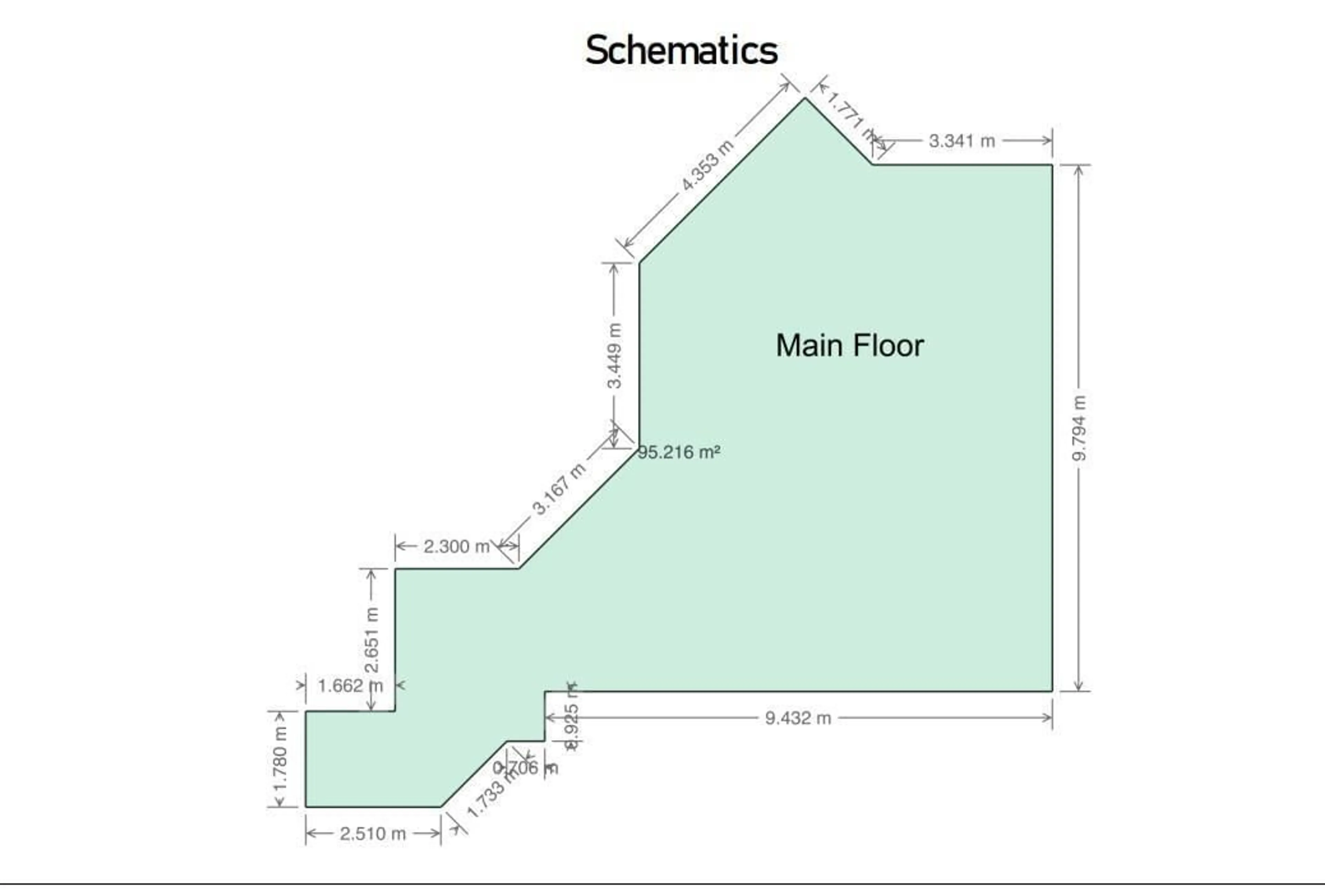 Floor plan for #503 - 11716 100 AV, Edmonton Alberta T5K2G3
