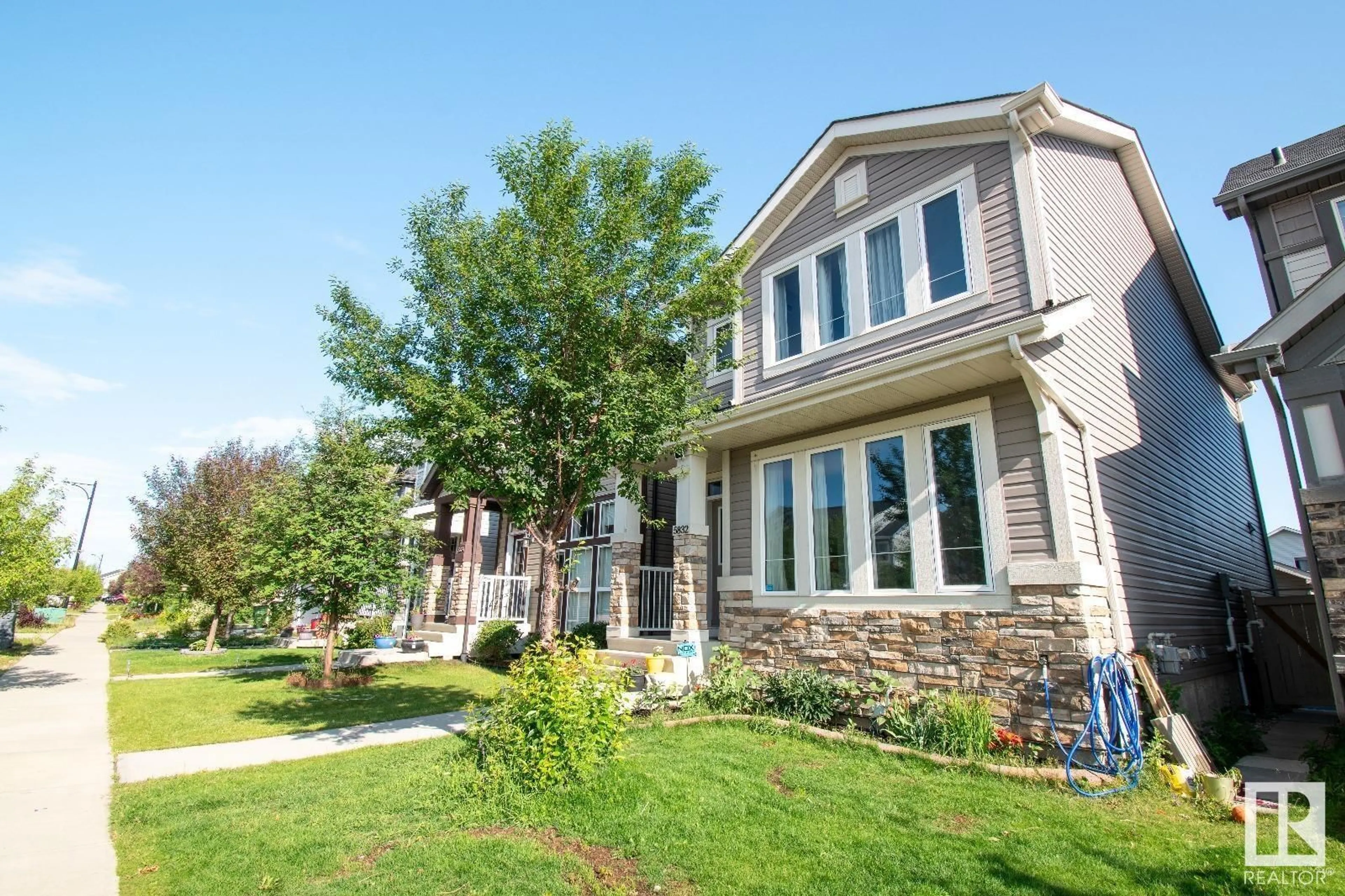 Home with brick exterior material, street for 5832 ANTHONY CR, Edmonton Alberta T6W3H5
