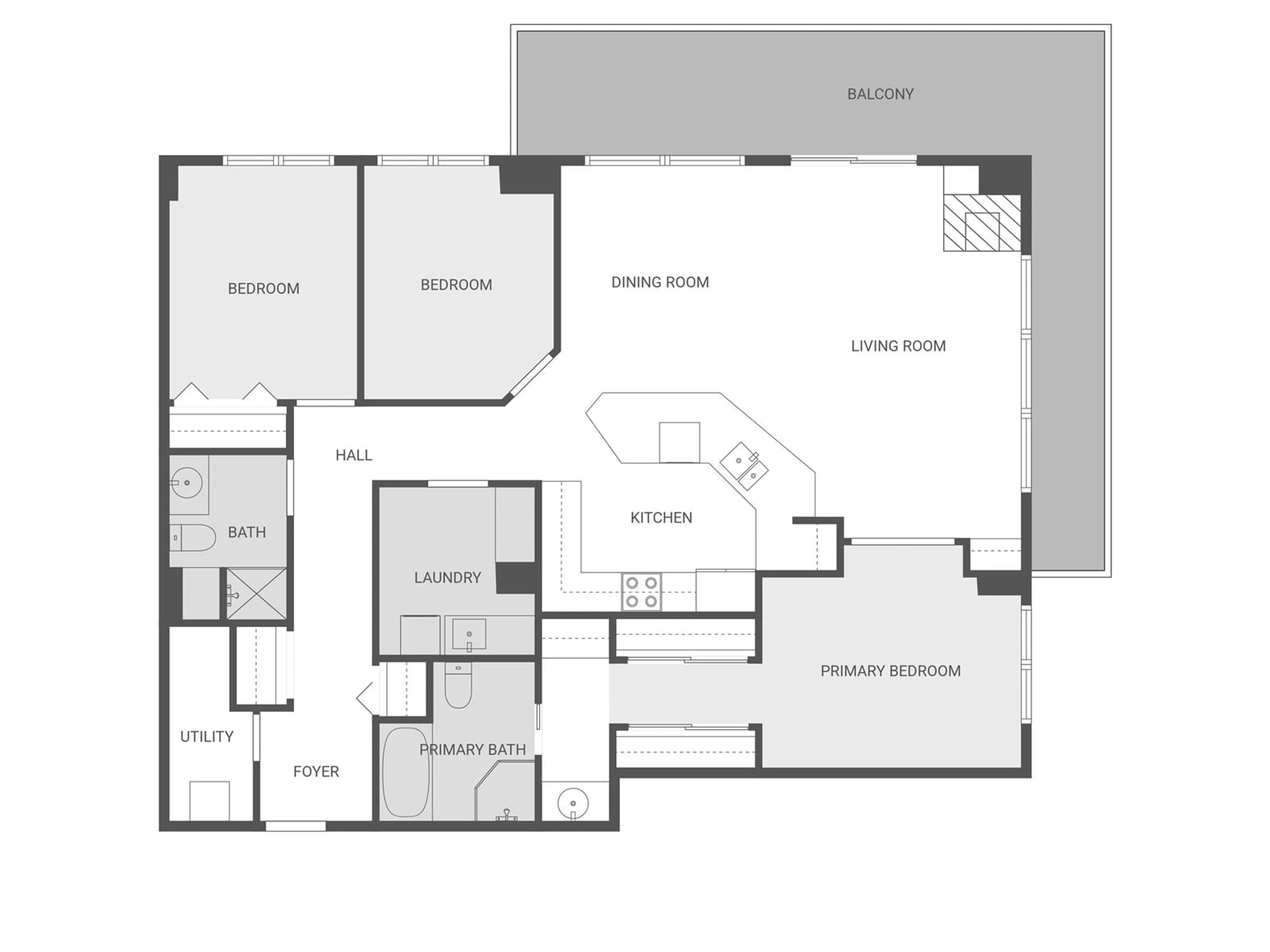 Floor plan for 306 - 11111 82 AV, Edmonton Alberta T6G0T3