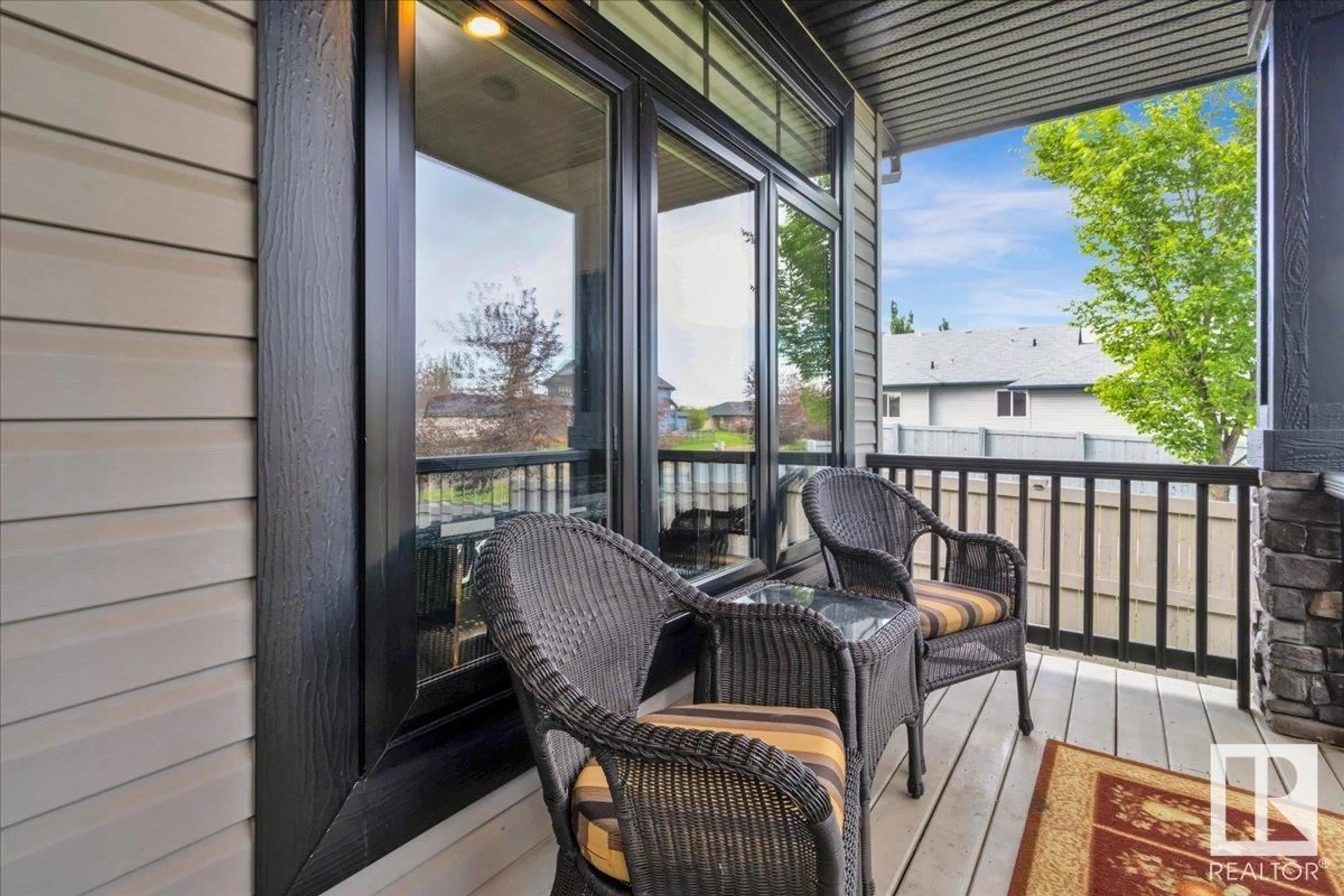 Patio, water/lake/river/ocean view for 66 GREENFIELD WD, Fort Saskatchewan Alberta T8L0P1