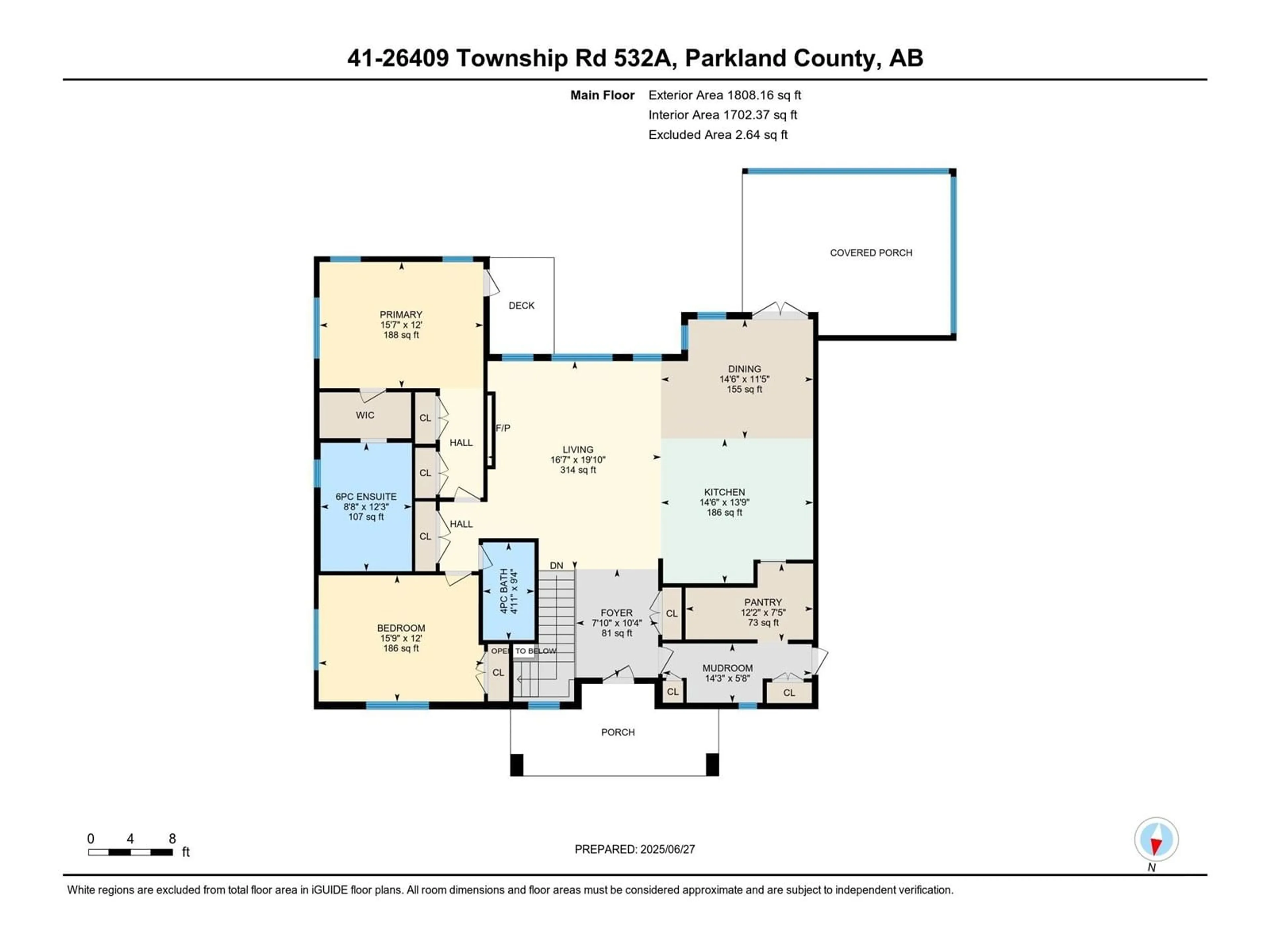 Floor plan for 41 - 26409 TWP ROAD 532 A, Rural Parkland County Alberta T7X0W7