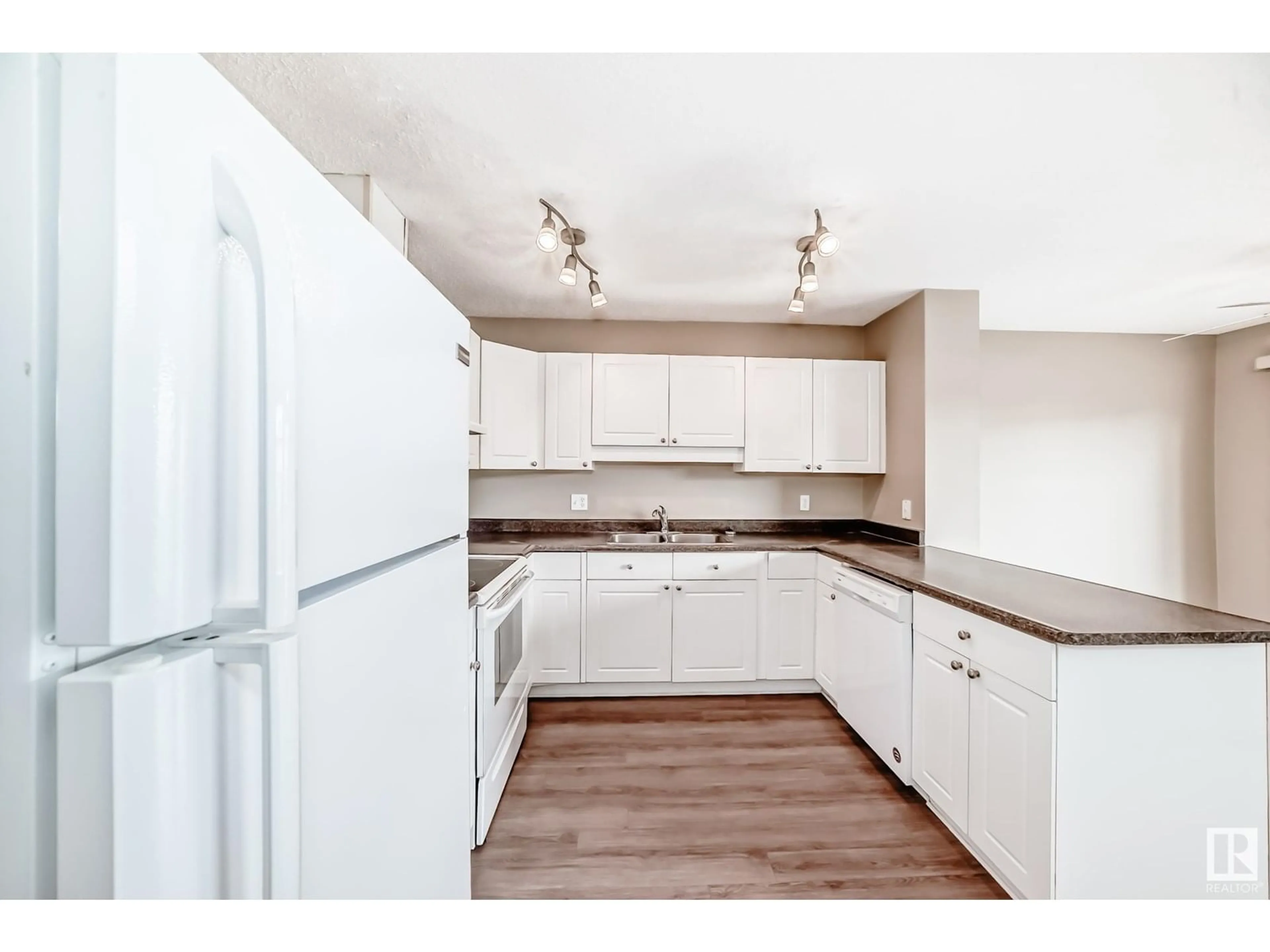 Standard kitchen, wood/laminate floor for 3018 30 AV, Edmonton Alberta T6T1V2