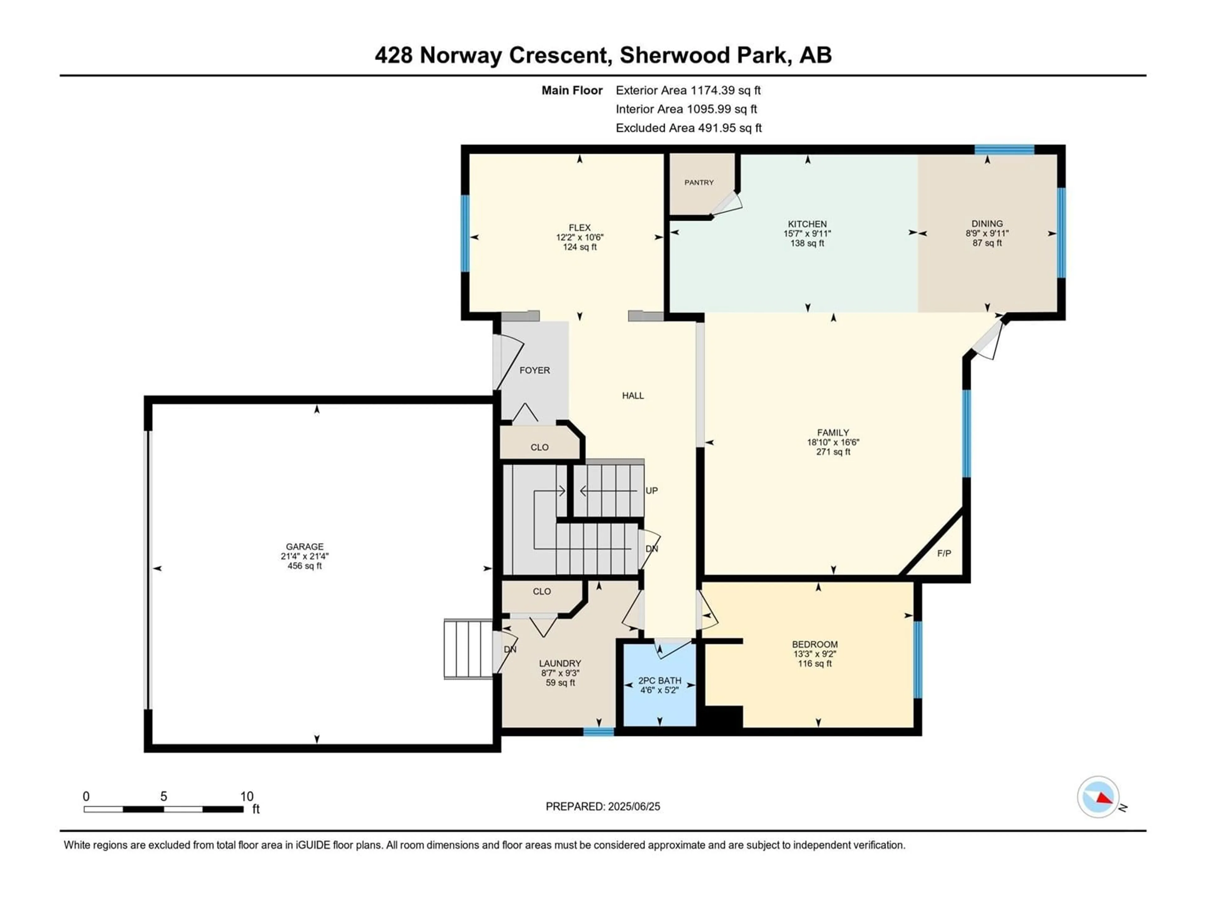 Floor plan for 428 NORWAY CR, Sherwood Park Alberta T8A6E7